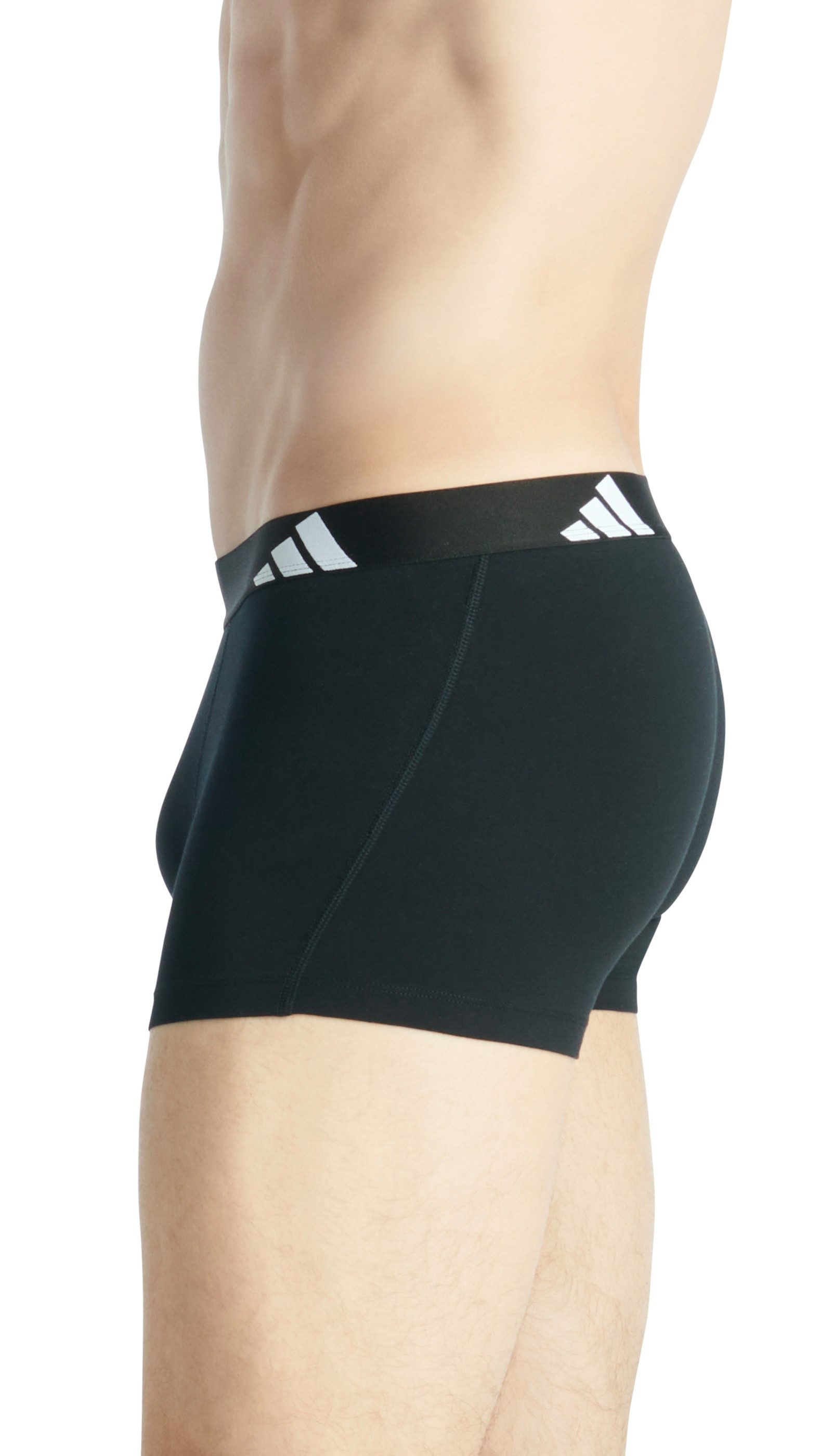 adidas Sportswear Trunk Active Flex Cotton met elastische logoband (Set van 3)
