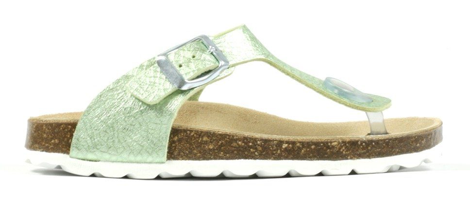 Richter Teenslippers Bio zomerschoenen, badschoen, vakantie, met gepolsterde leren binnenzool