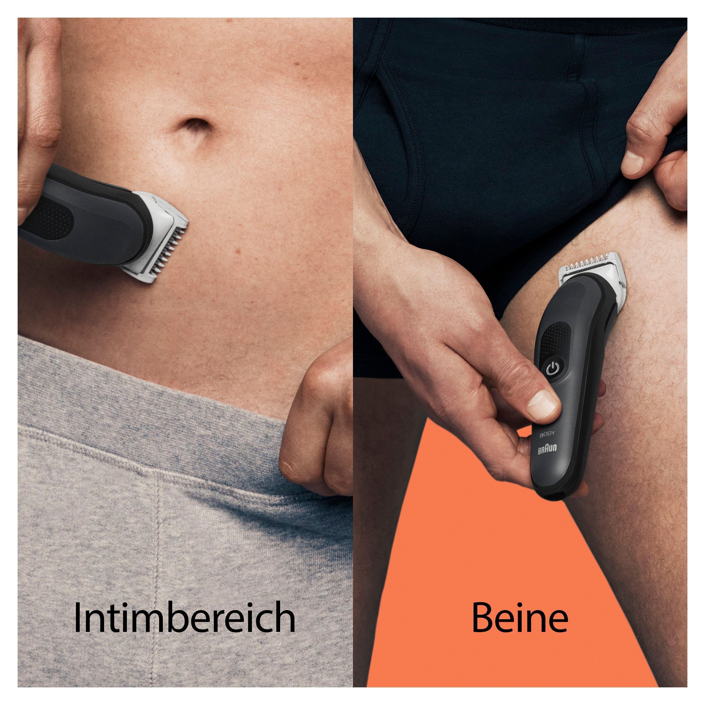 Braun Tondeuse Bodygroomer BG3340 SkinShield-technologie, nat afneembaar