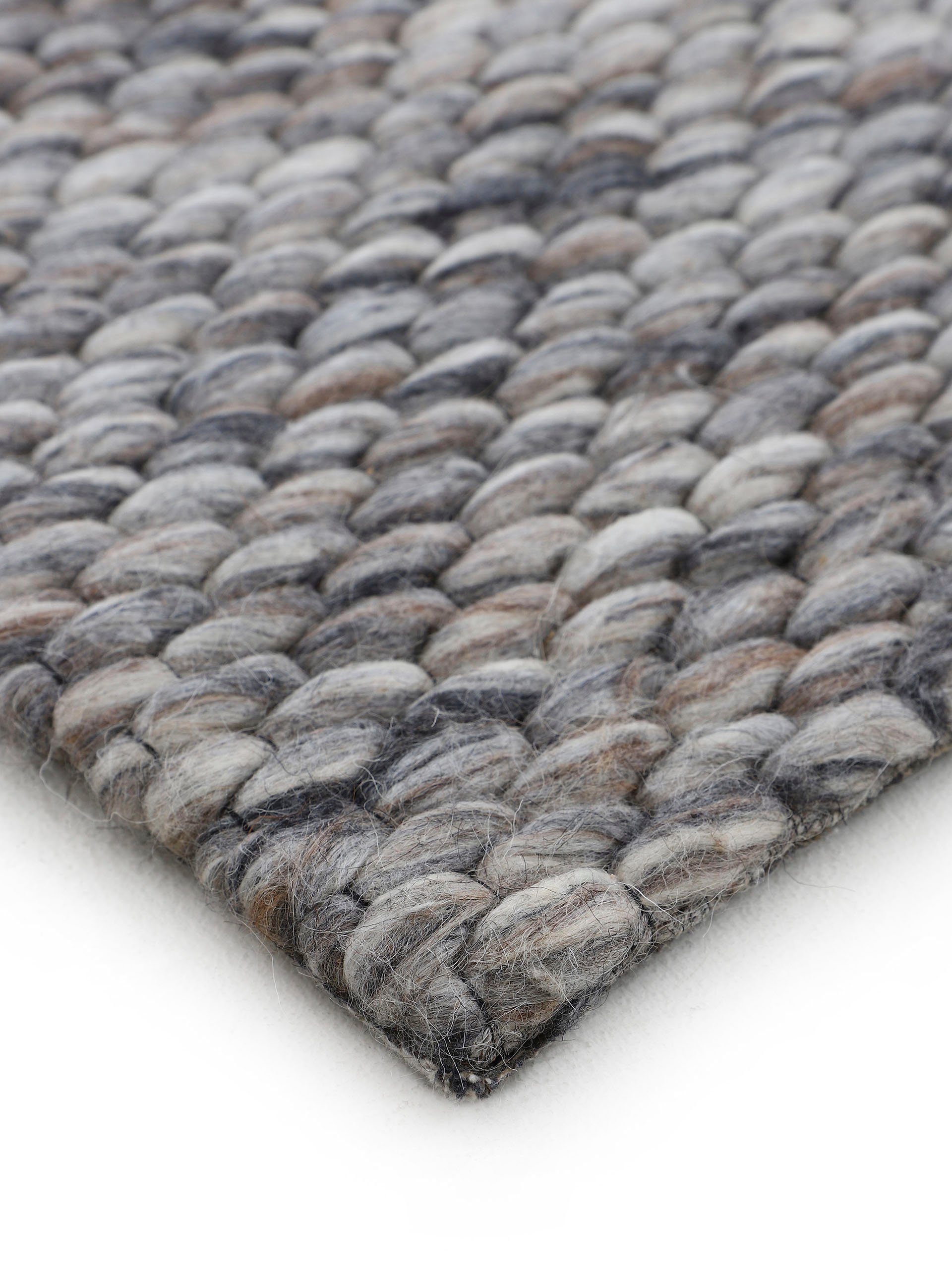 carpetfine Wollen kleed Sina Handgeweven tapijt, 100% wol, gemêleerd, handgeweven, zacht & knuffelig
