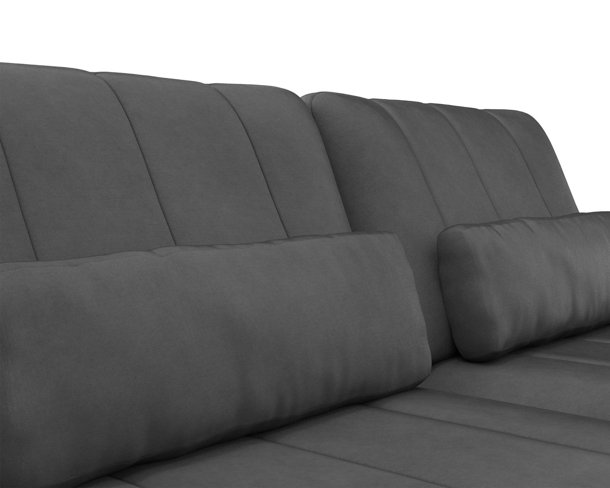 FLEXLUX 3-zitsbank Tropea multifunctionele bank, designbank, relaxfunctie, tv-bank, met armleuningverstelling en zitdiepteverstelling, breedte 252 cm