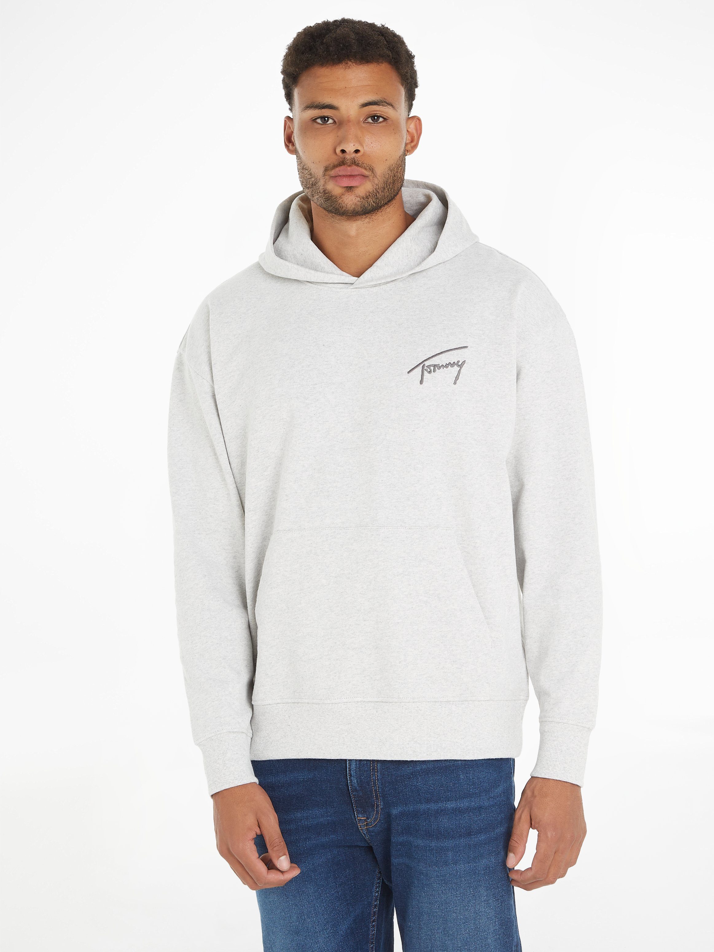 TOMMY JEANS Hoodie TJM RLX SIGNATURE HOODIE EXT met geborduurd handtekening-logo