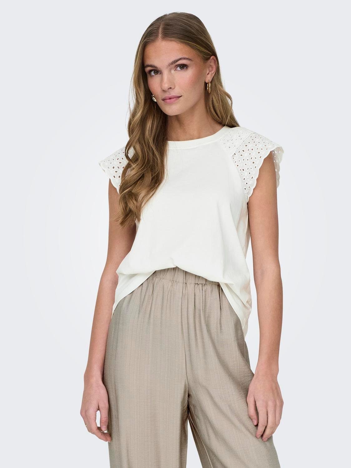 Only Shirt met korte mouwen ONLXIANA LIFE S S MIX TOP JRS