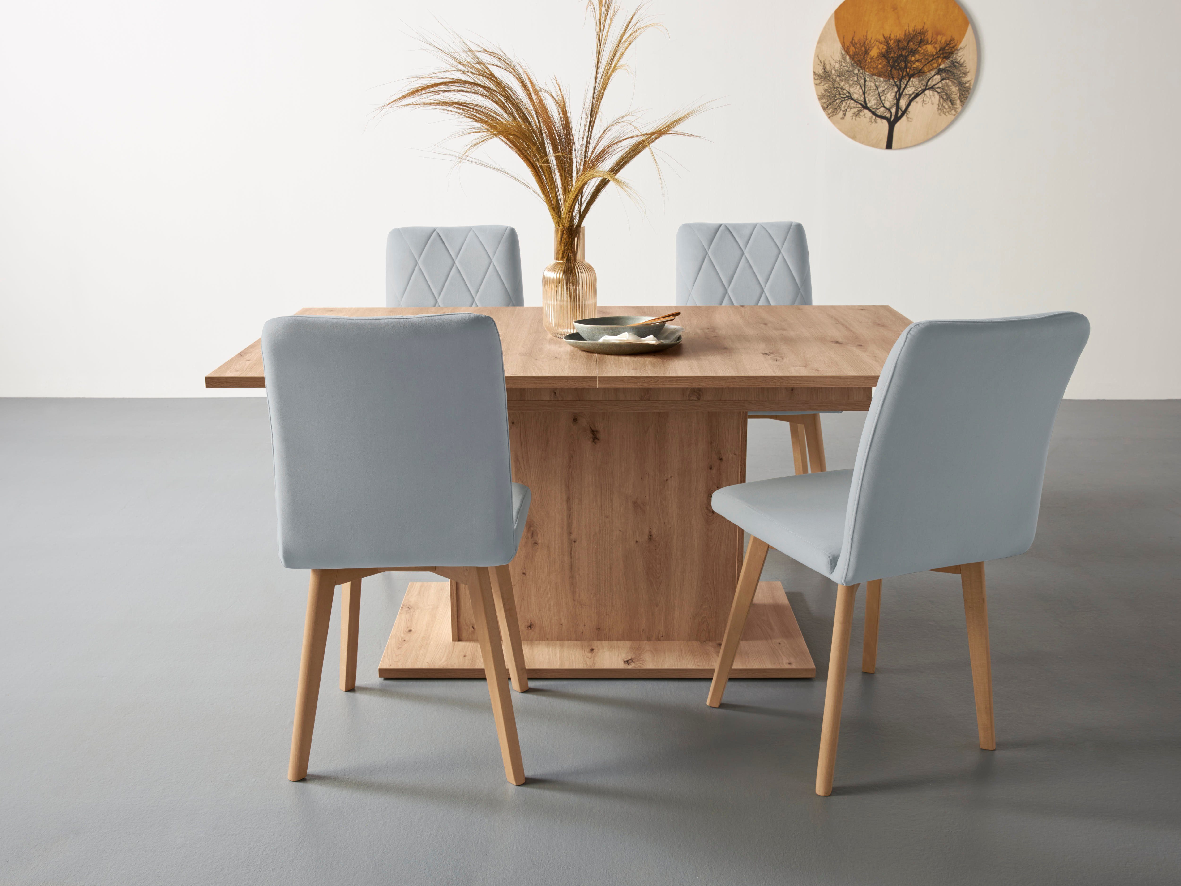 Home affaire Eettafel SABRINA Breedte 160 cm, uittrekfunctie