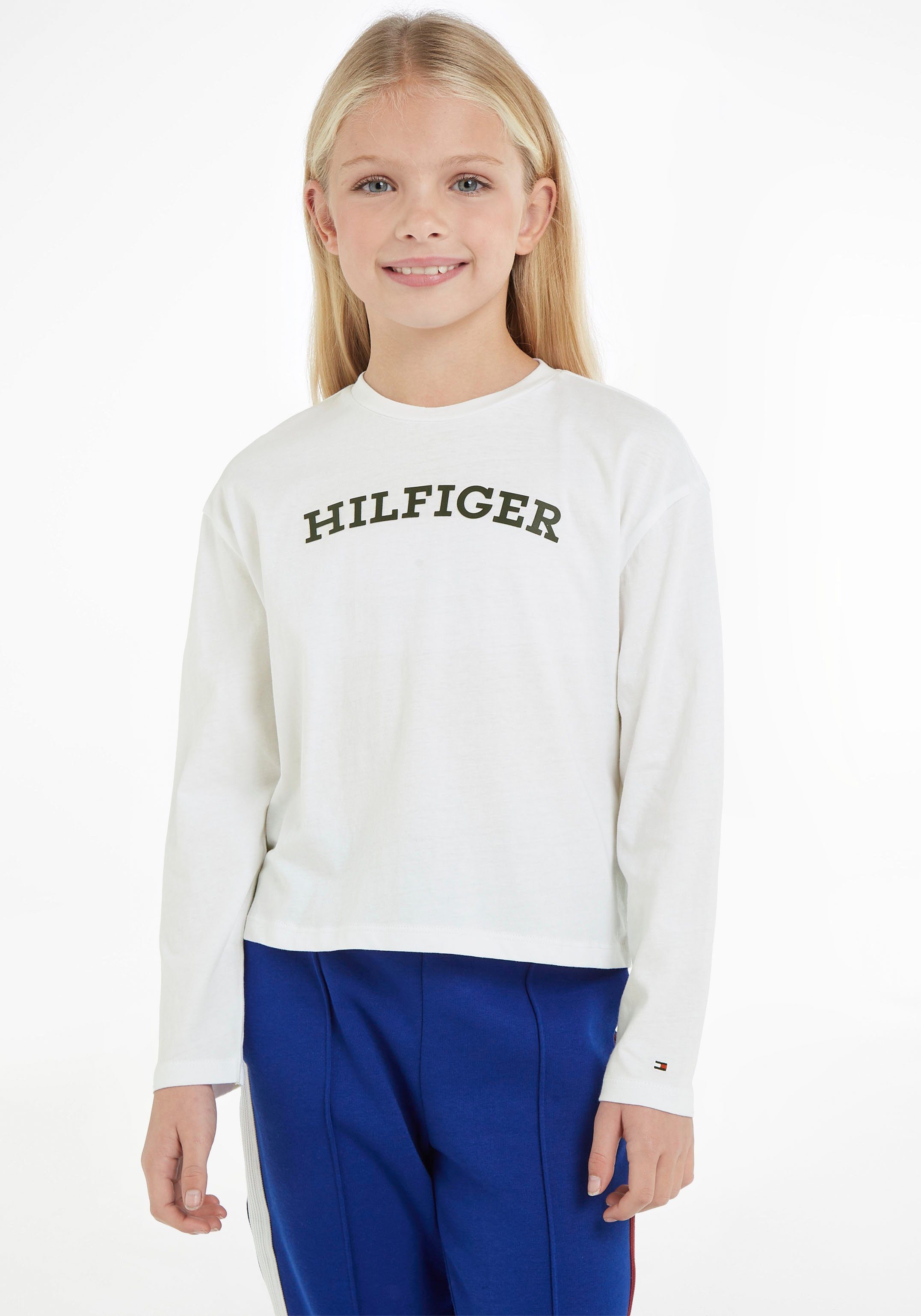 Tommy Hilfiger Shirt met lange mouwen MONOTYPE TEE L/S