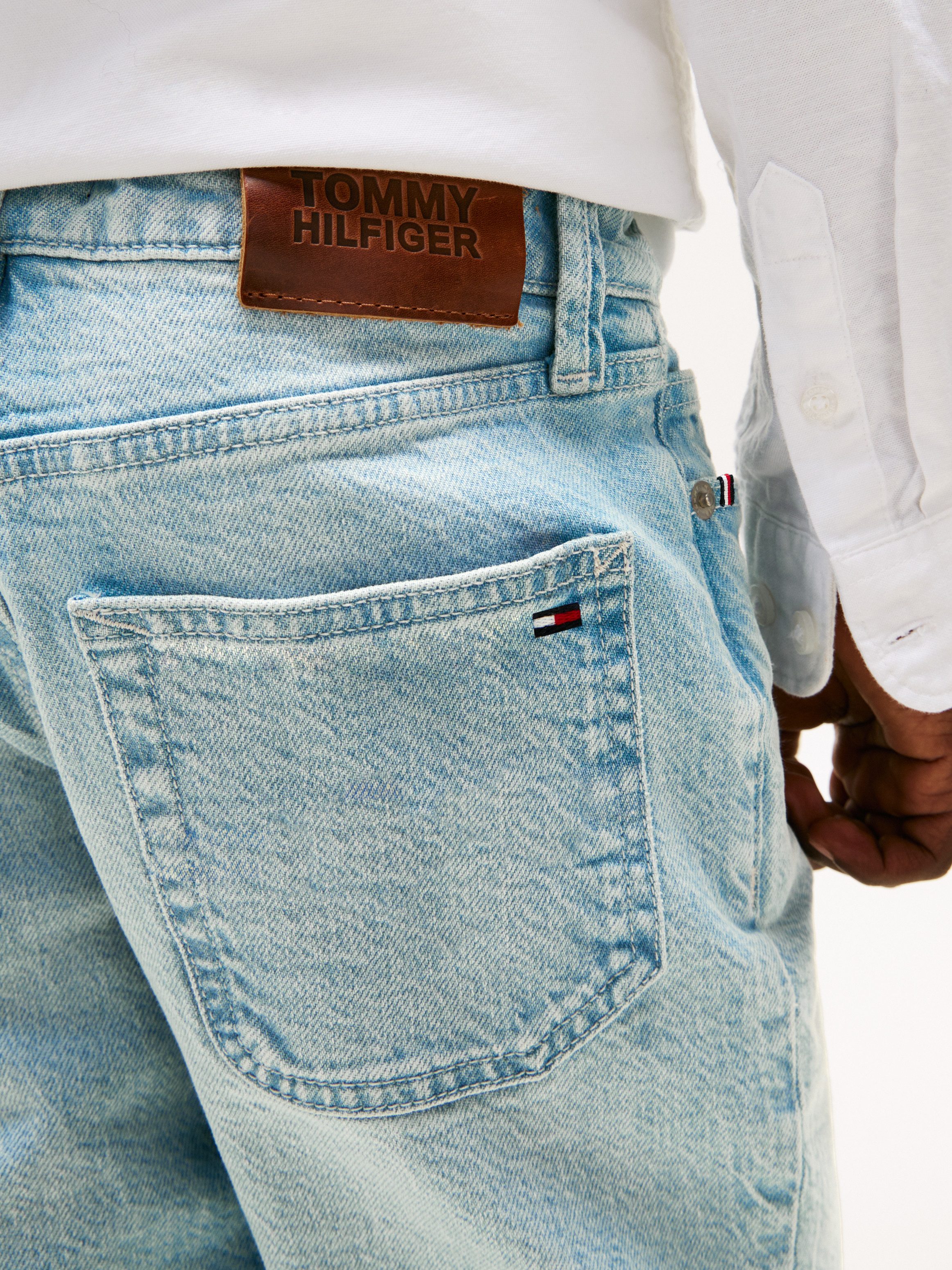 Tommy Hilfiger Straight jeans Modern straight voor kinderen tot 16 jaar, in lichte wassing