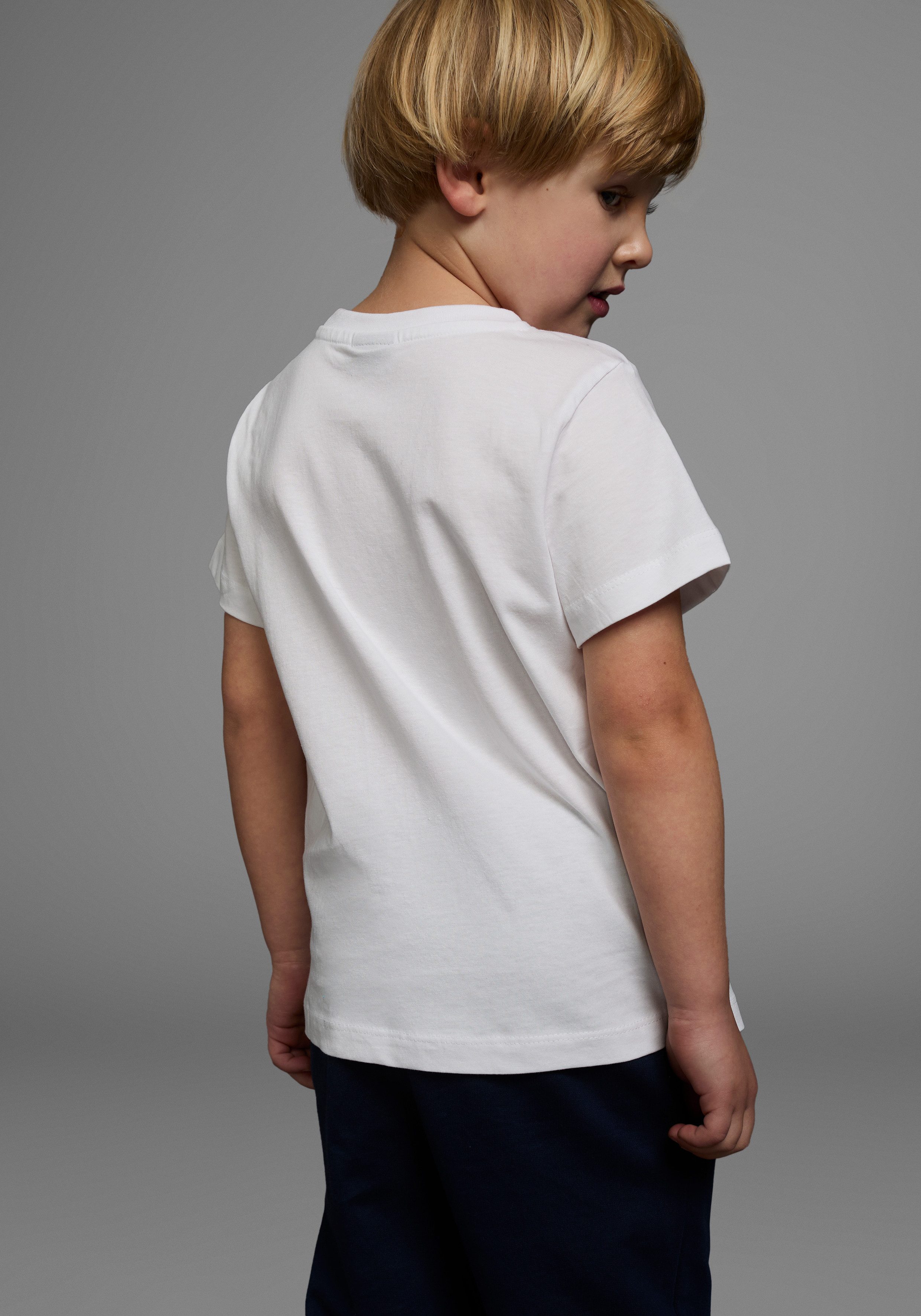 KIDSWORLD T-shirt Met alle BAGGER & CO. Print Korte mouwen, bedrukt, ronde hals, van katoen