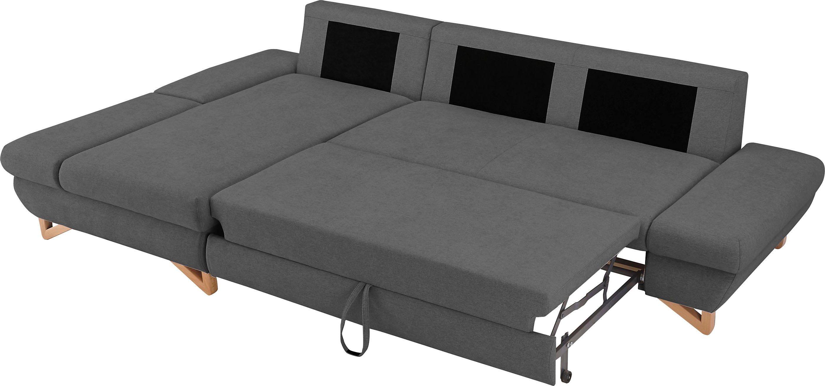 INOSIGN Slaapbank City/Giron comfortabele slaapbank (ligoppervlak 245 x 138 cm) en bedlade