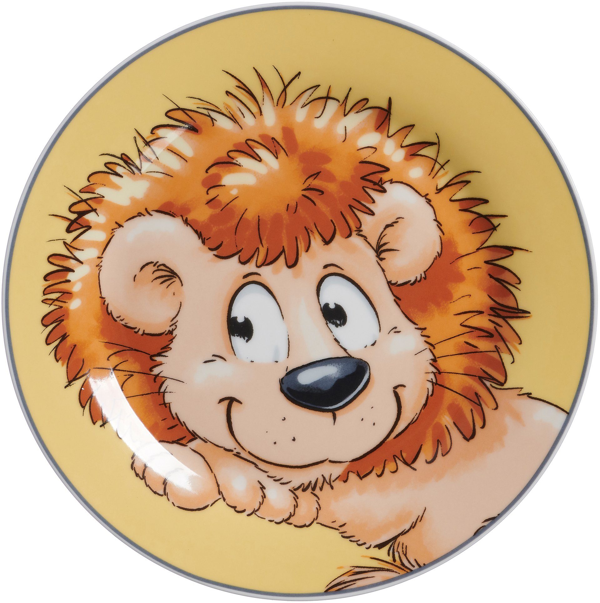 Ritzenhoff & Breker Kinderservies-set Happy Zoo, Leo met leeuwendecor, 3 delen, voor 1 persoon (set, 3-delig)