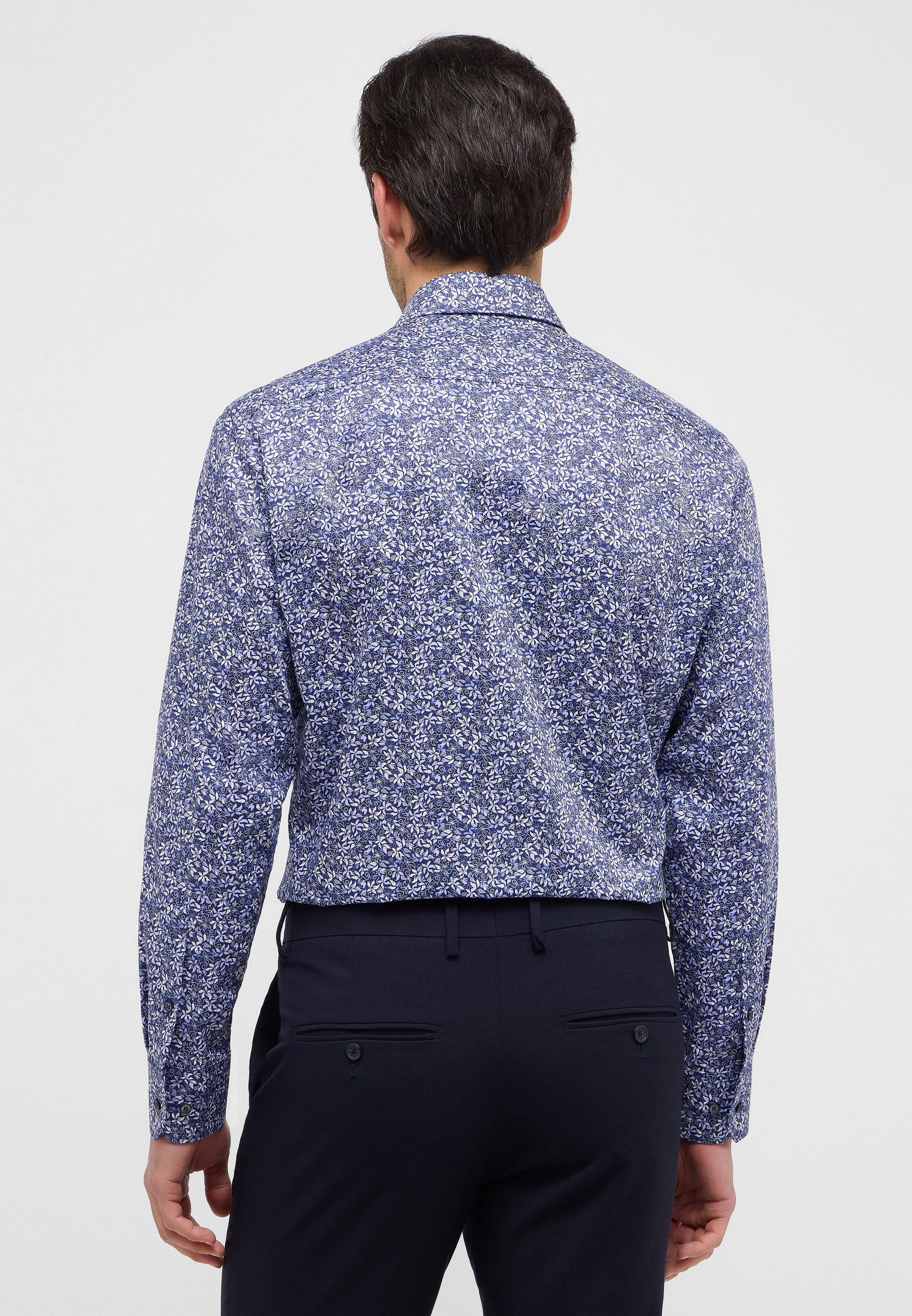 Eterna Overhemd met lange mouwen MODERN FIT NON IRON (strijkvrij)