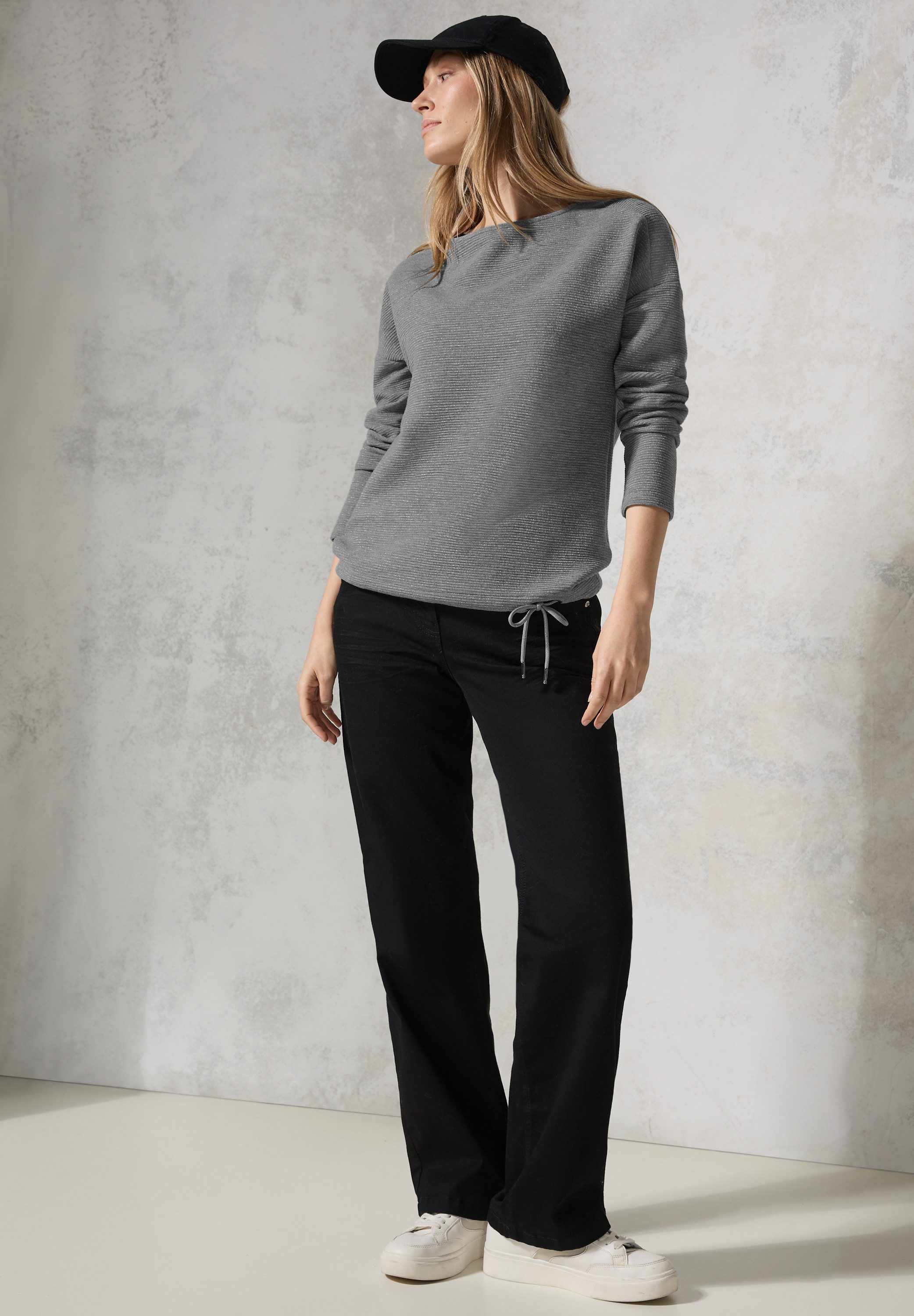 Cecil Shirt met lange mouwen met glitter