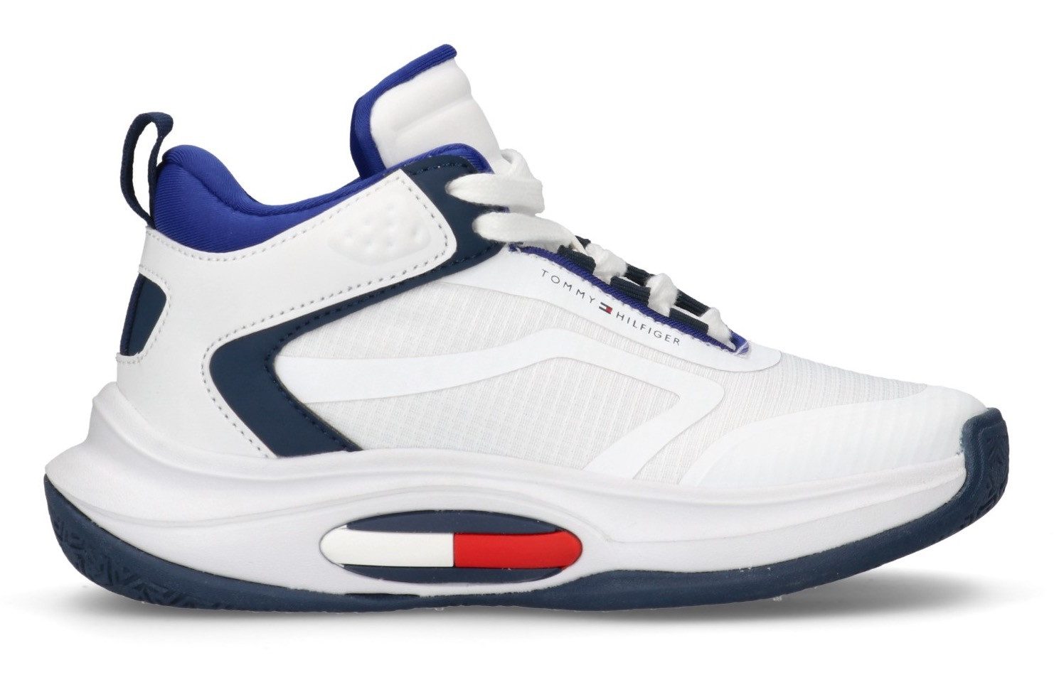 Tommy Hilfiger Sneakers , retro sneaker, veterschoenen met opvallende zool