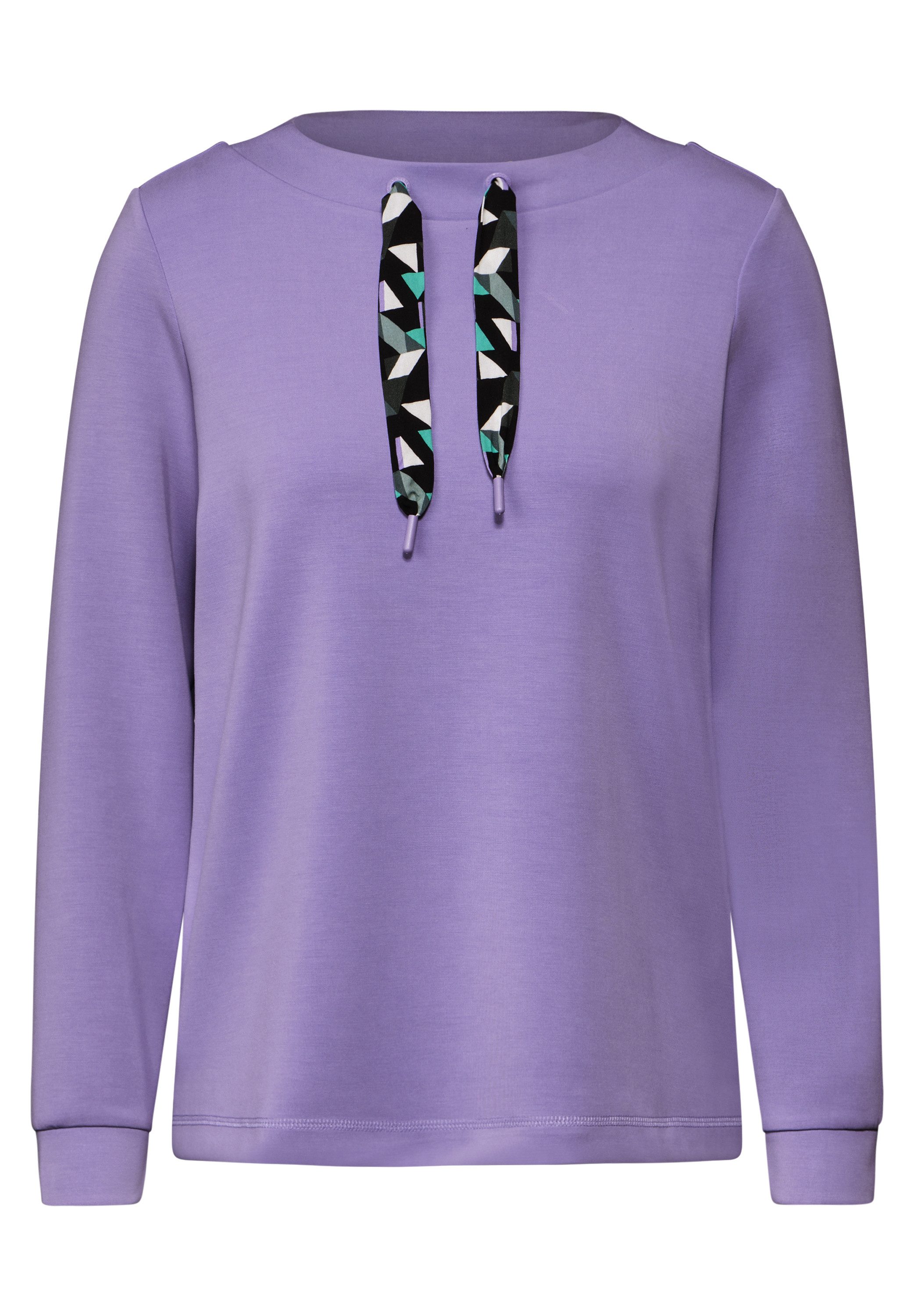 Cecil Sweatshirt met rijgkoord bij de kraag