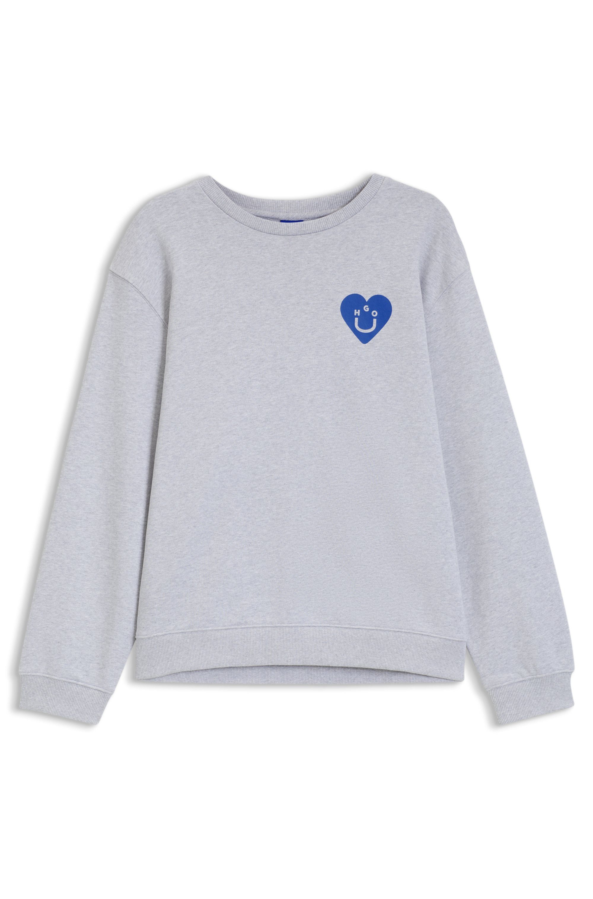 HUGO Blue Sweatshirt Oversized crew