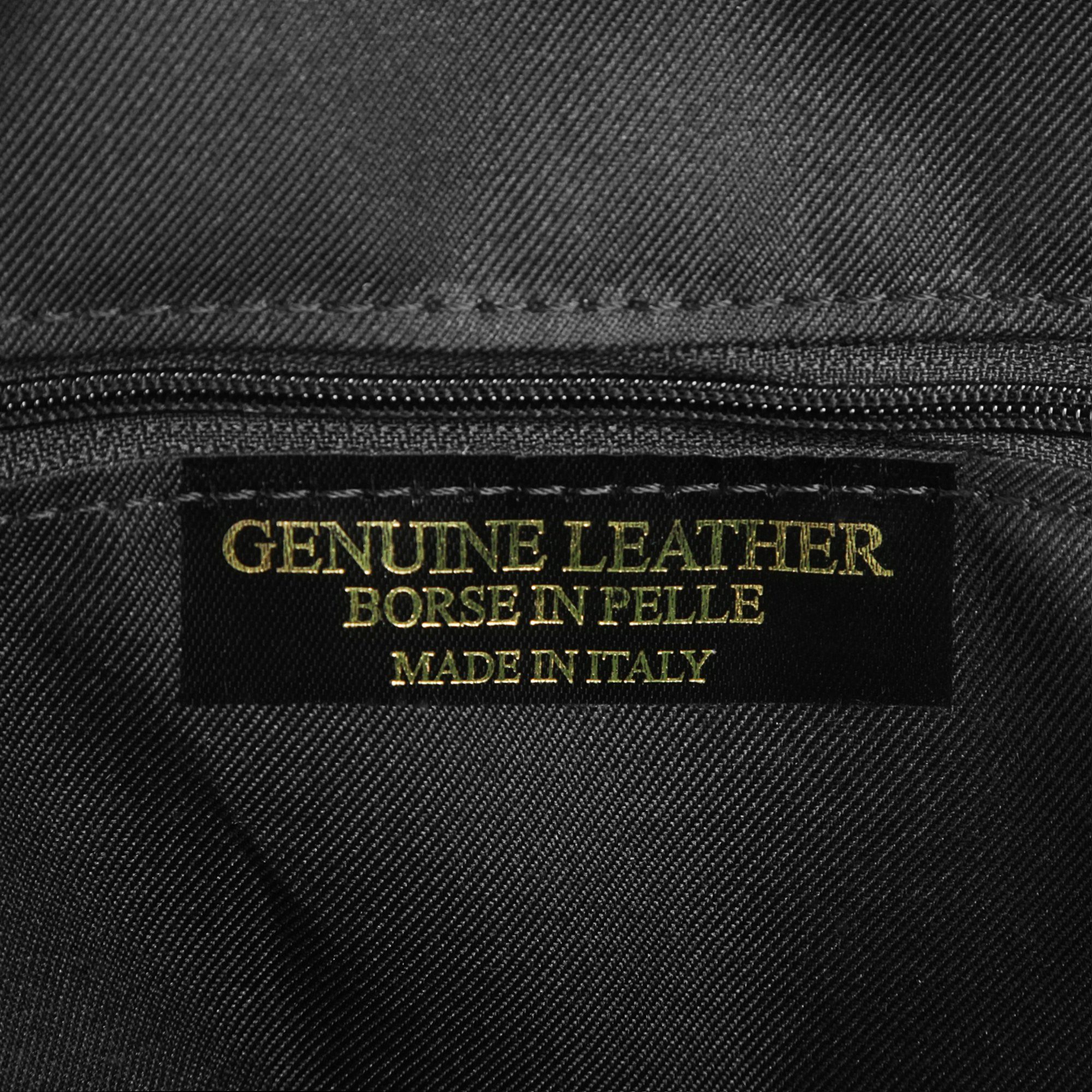 Cluty Rugzak echt leer, made in italy