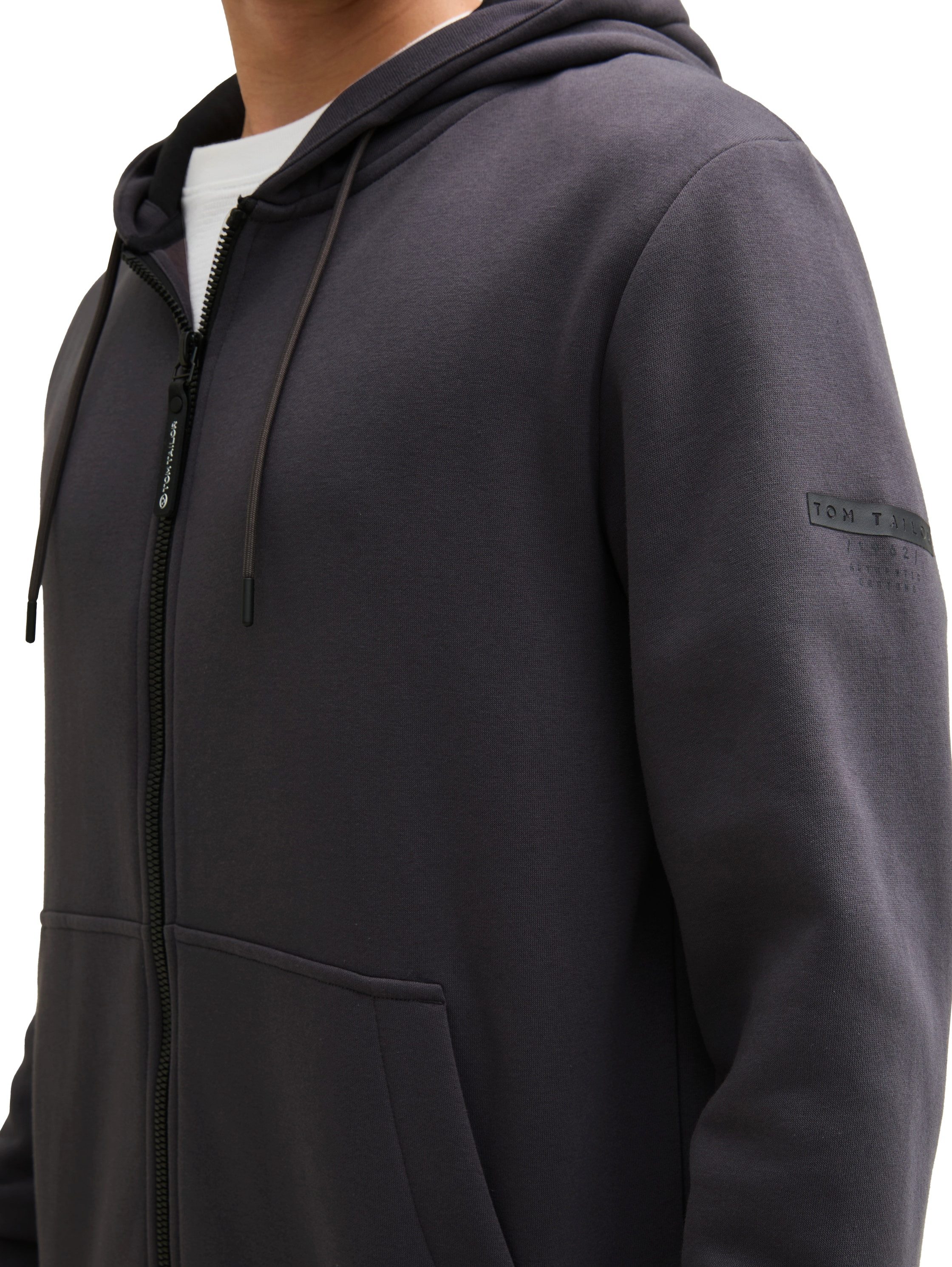 Tom Tailor Capuchonsweatvest met een capuchon