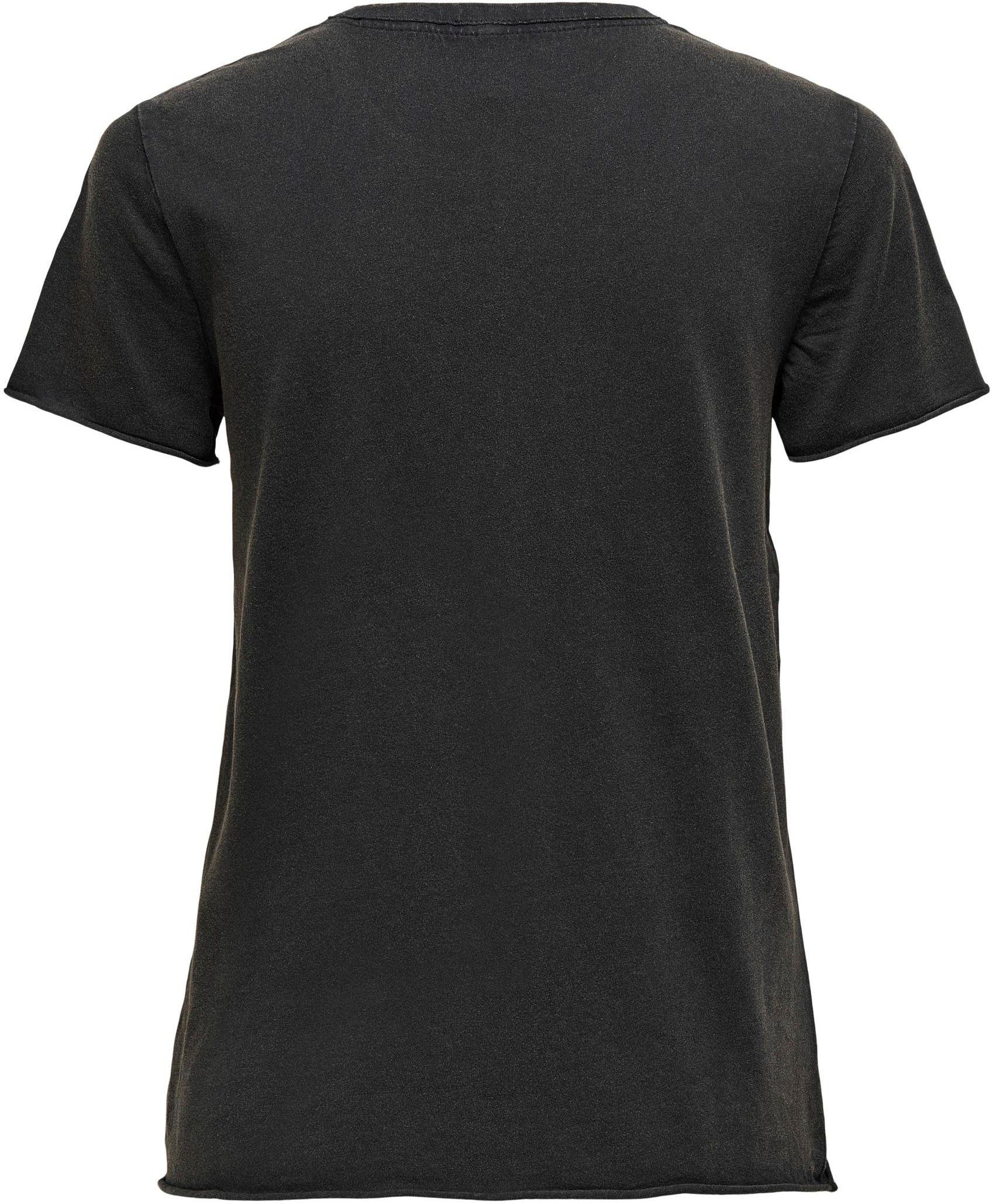 Only Shirt met ronde hals ONLLUCY REG S/S TOP JRS NOOS