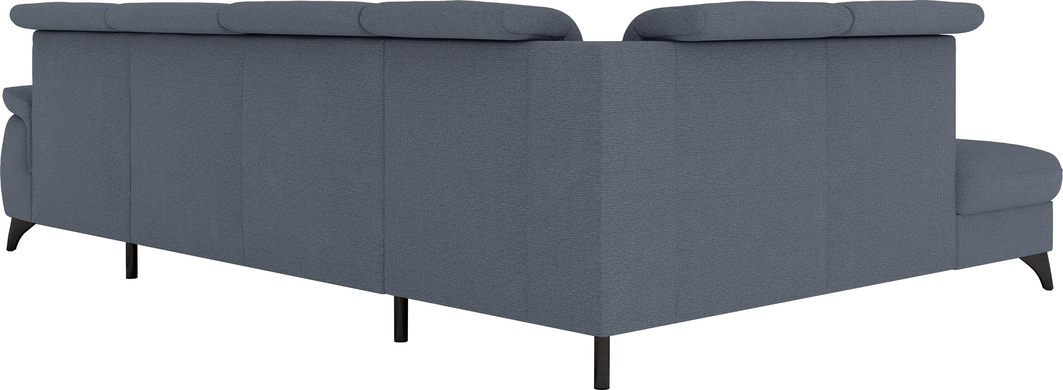 sit&more Zithoek Astoria U-vorm naar keuze met motorische relaxfunctie