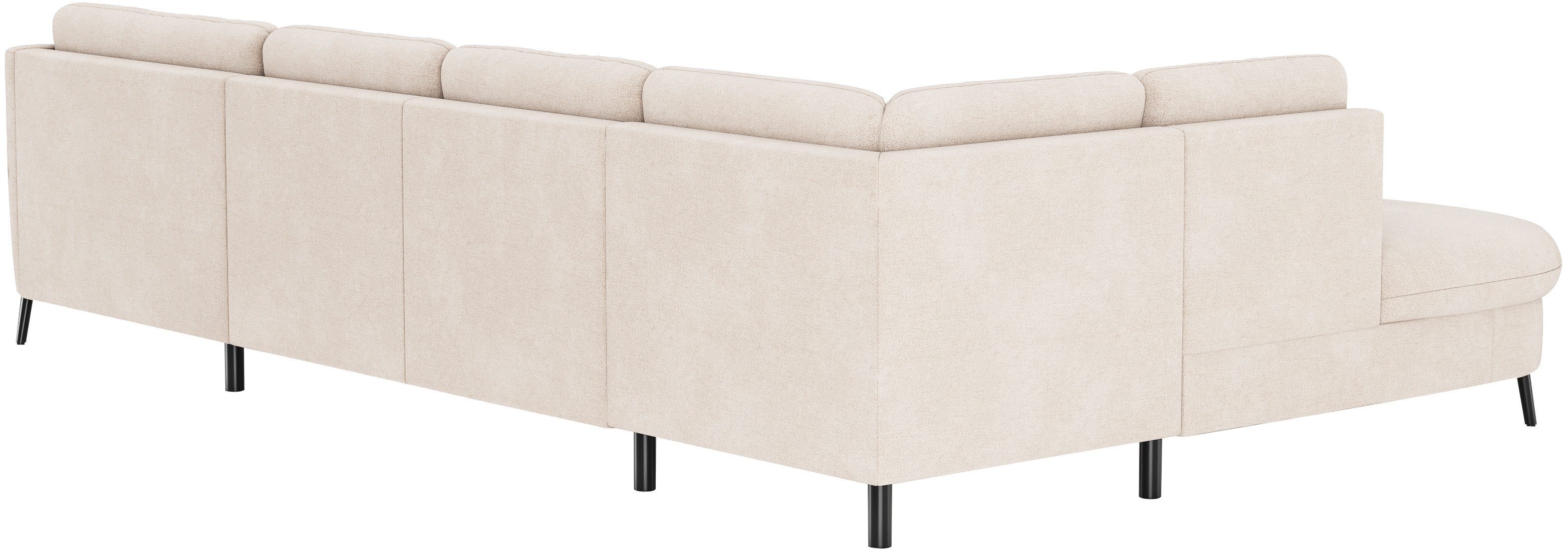 sit&more Zithoek Soul U-model optioneel met bed en bedlade