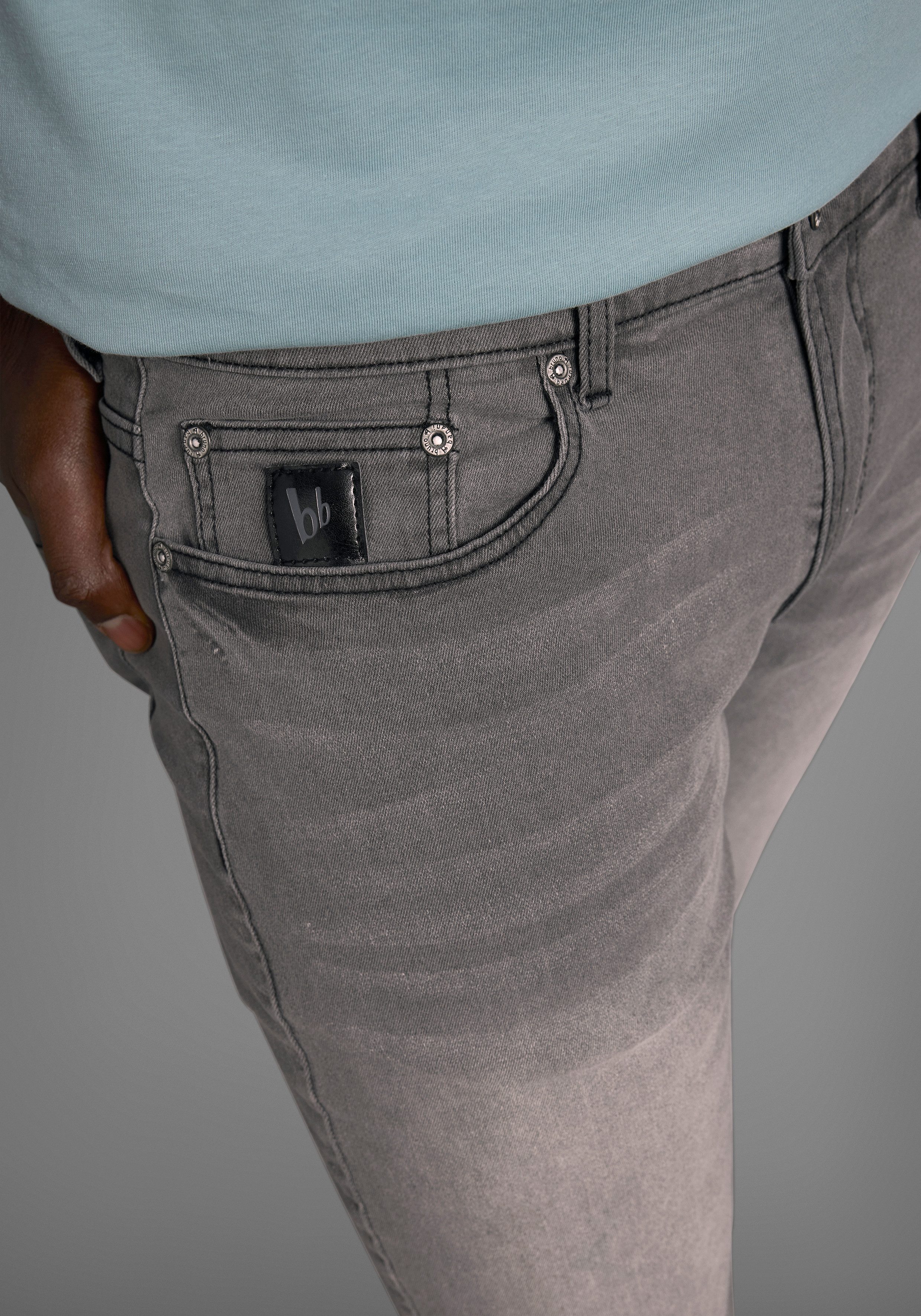 Bruno Banani Jeansshort Hutch-Shorts lage taillehoogte