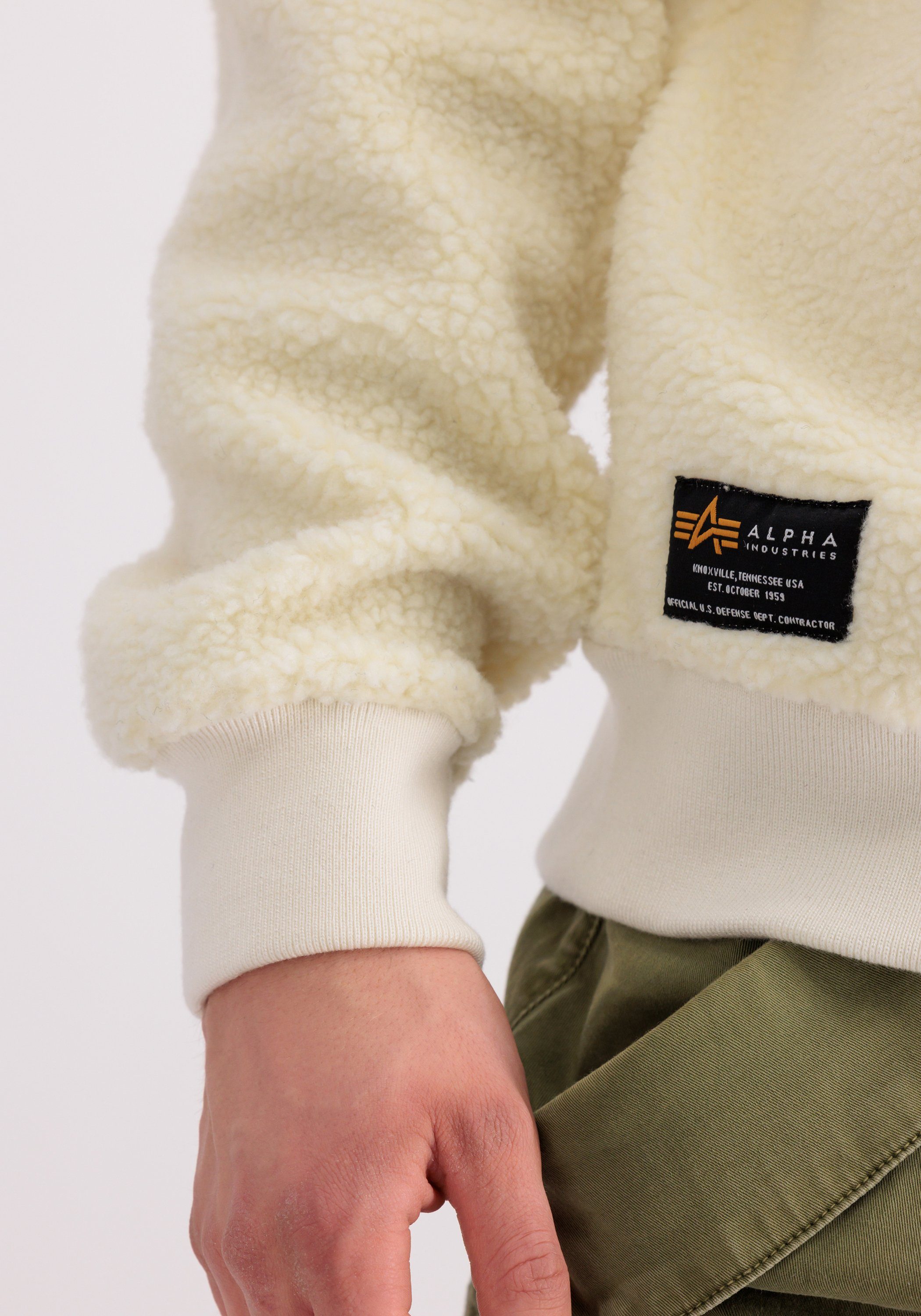 Alpha Industries Sweater Men Sweatshirts Teddy Sweater