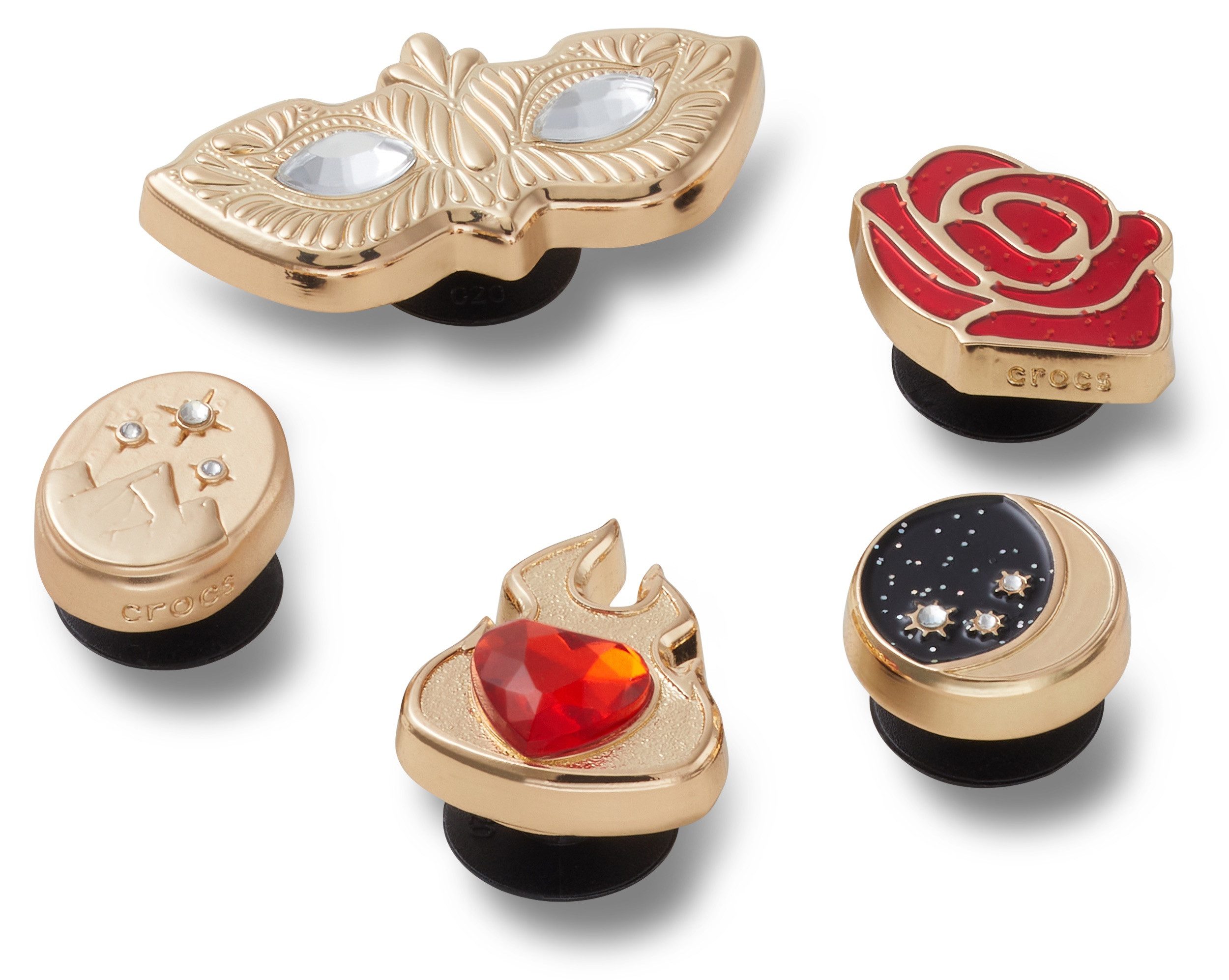 Crocs Schoenbutton (set, 5-delig, Geen speelgoed. Niet geschikt voor kinderen jonger dan 3 jaar)