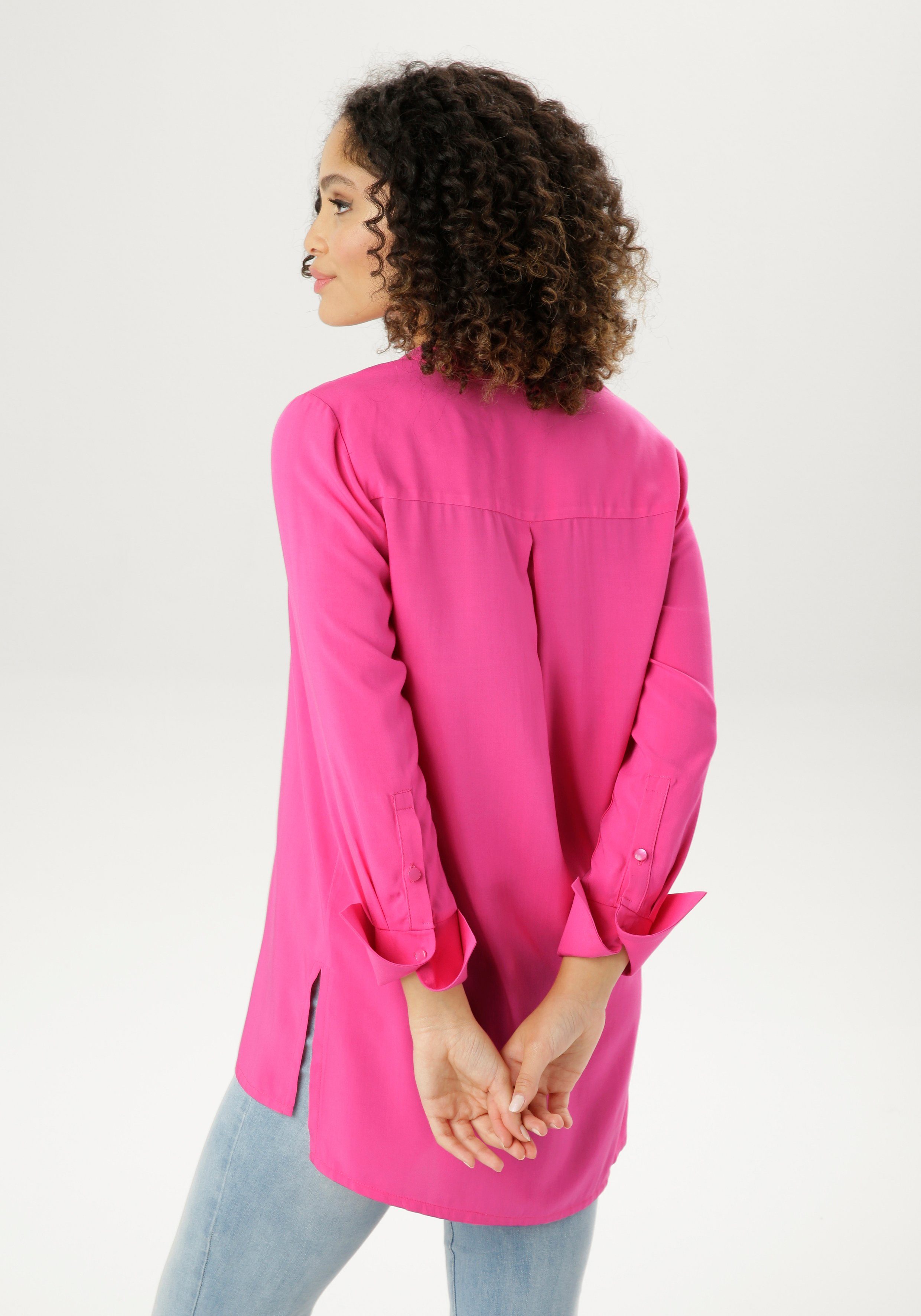 Aniston SELECTED Lange blouse met extra-lange manchetten