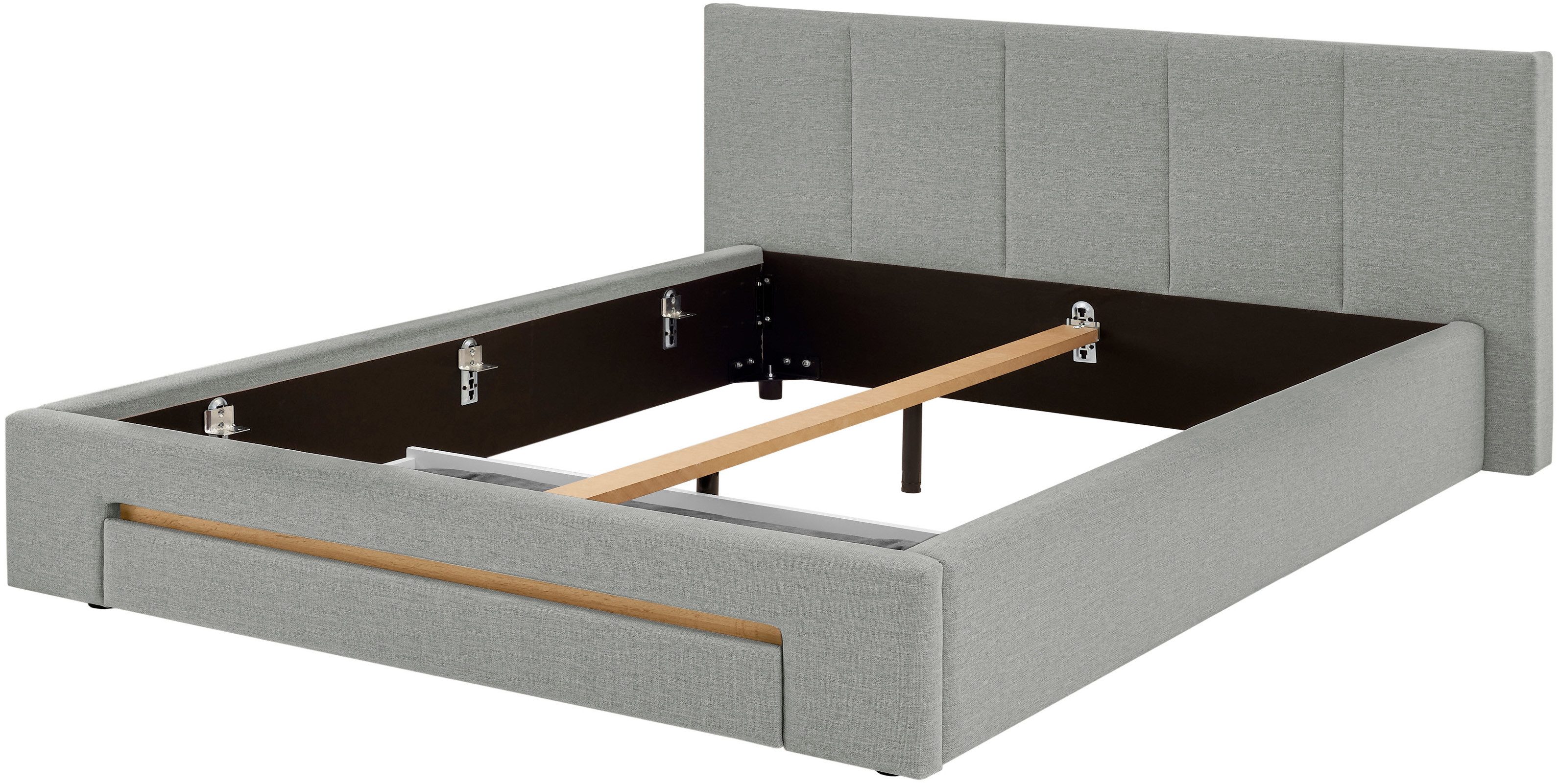 INOSIGN Gestoffeerd bed CiTY/GiRON, bedframe met bedlade, gestoffeerd opbergbed met hondenbed of opberglade, bekleding van corduroy of linnenlook