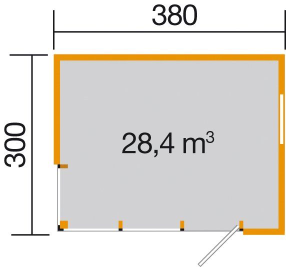 weka Tuinhuisje WekaLine 412 mt. 1