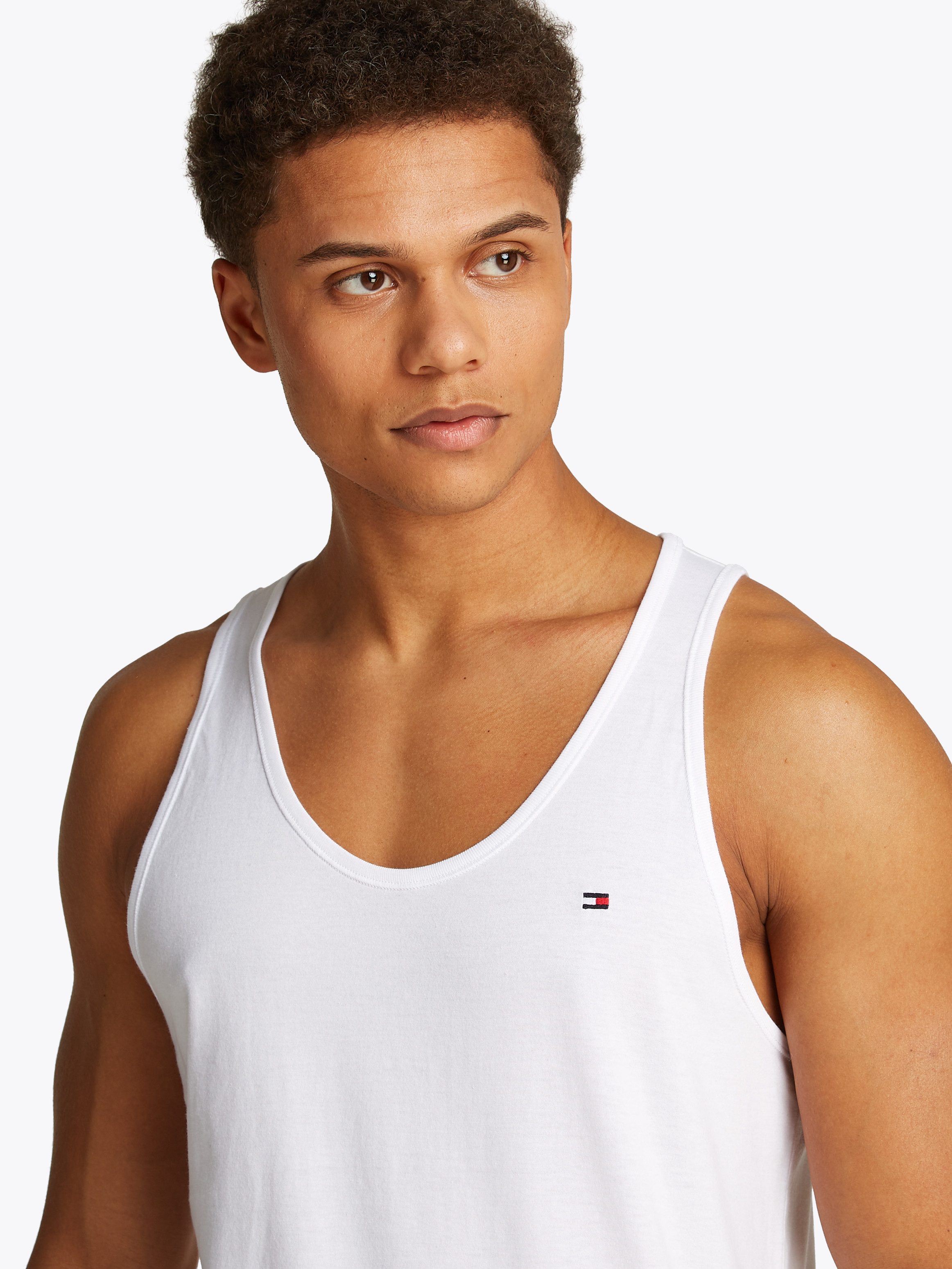 Tommy Hilfiger Underwear Tanktop 3P TANK TOP met logoborduursel (3-delig, Set van 3)