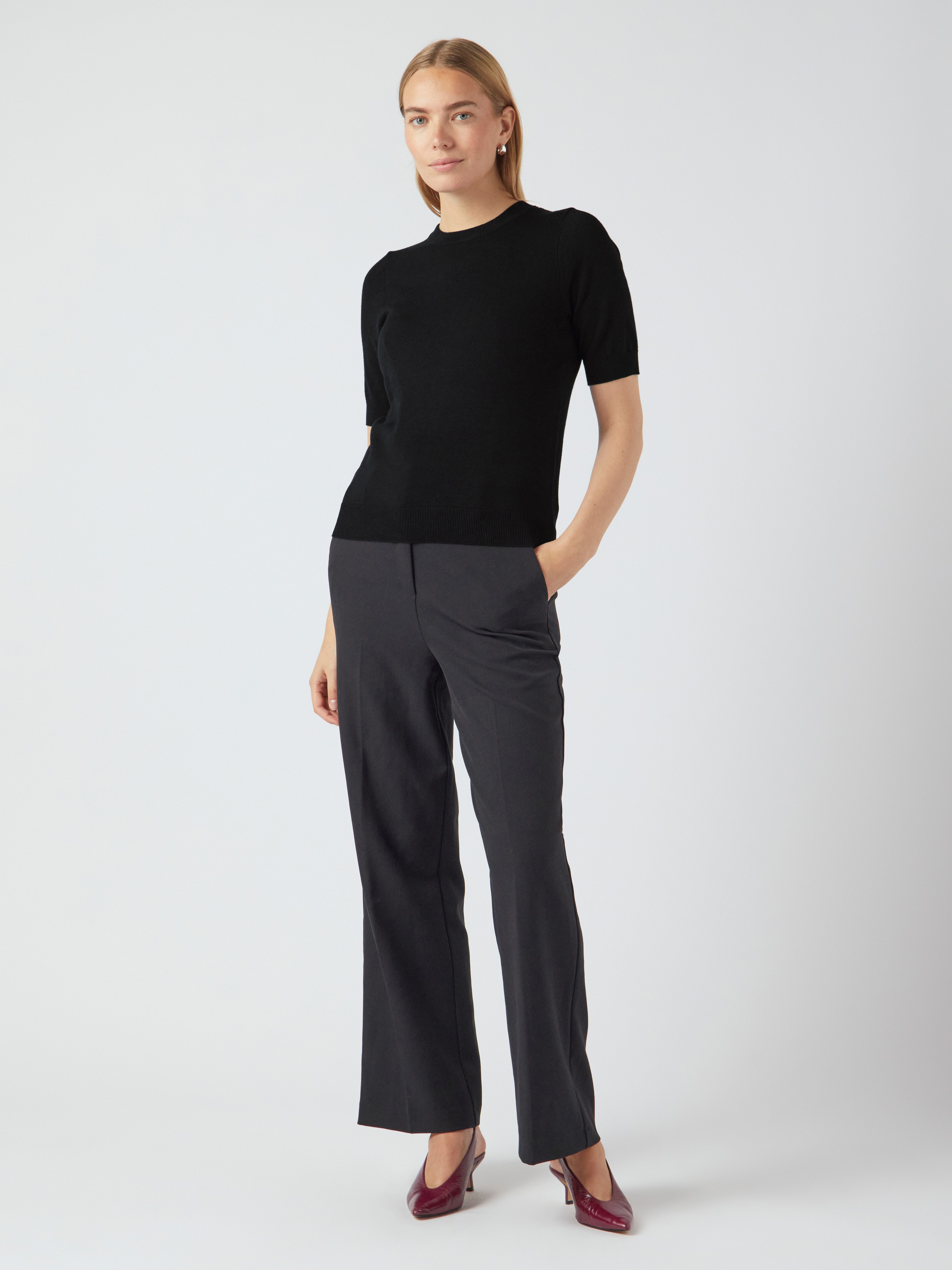 Y.A.S Gebreide trui YASLENA SS KNIT PULLOVER S. NOOS