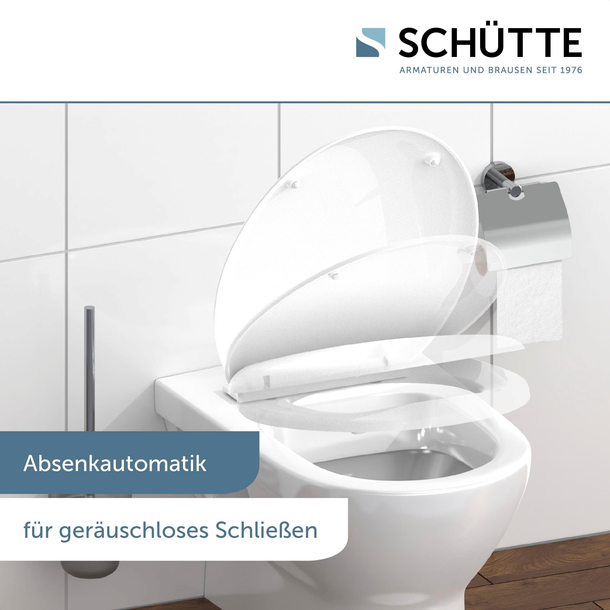 Schütte Toiletzitting Uni Duroplast, soft-closemechanisme