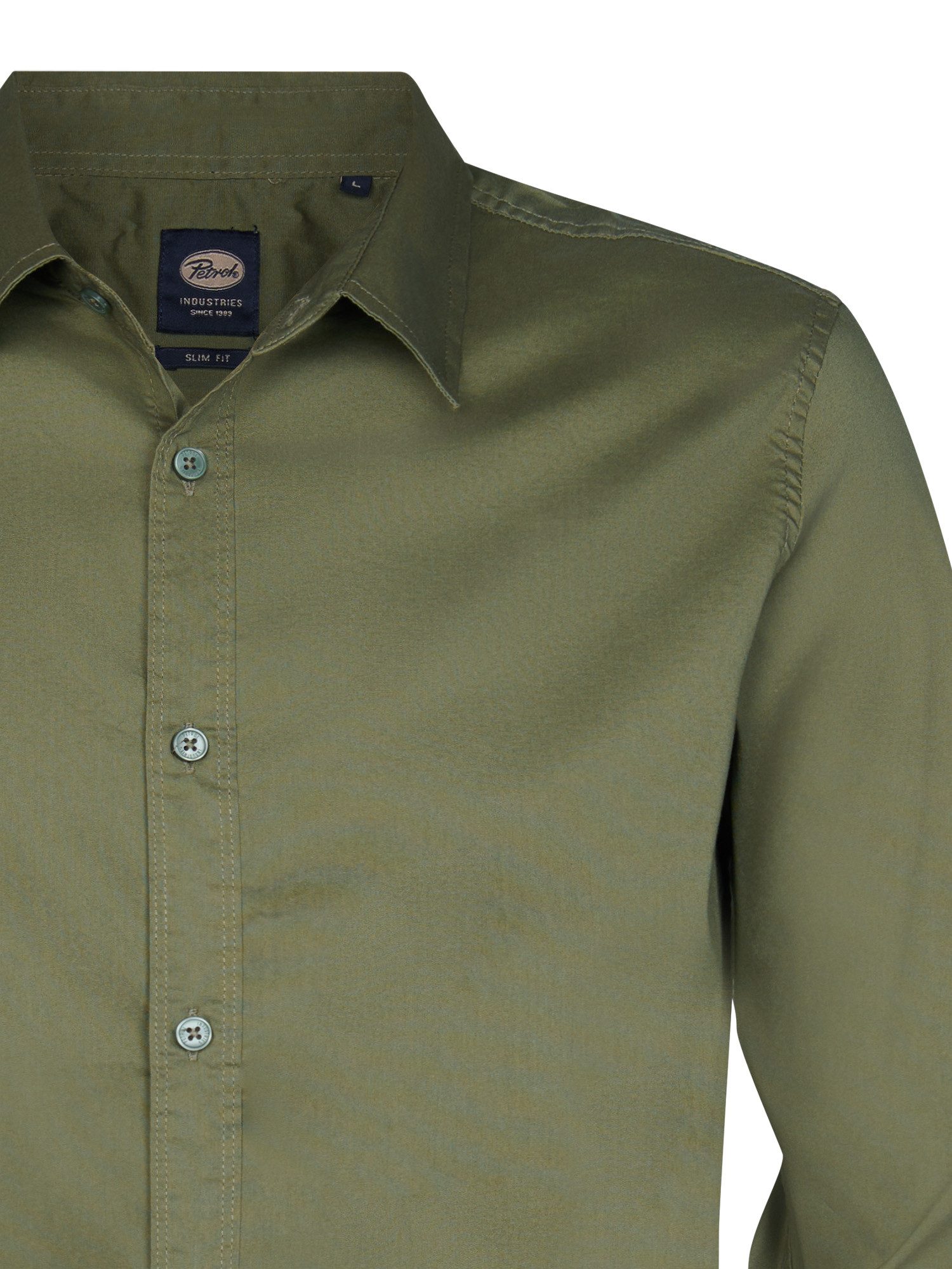 Petrol Industries Shirt met lange mouwen met button-downkraag