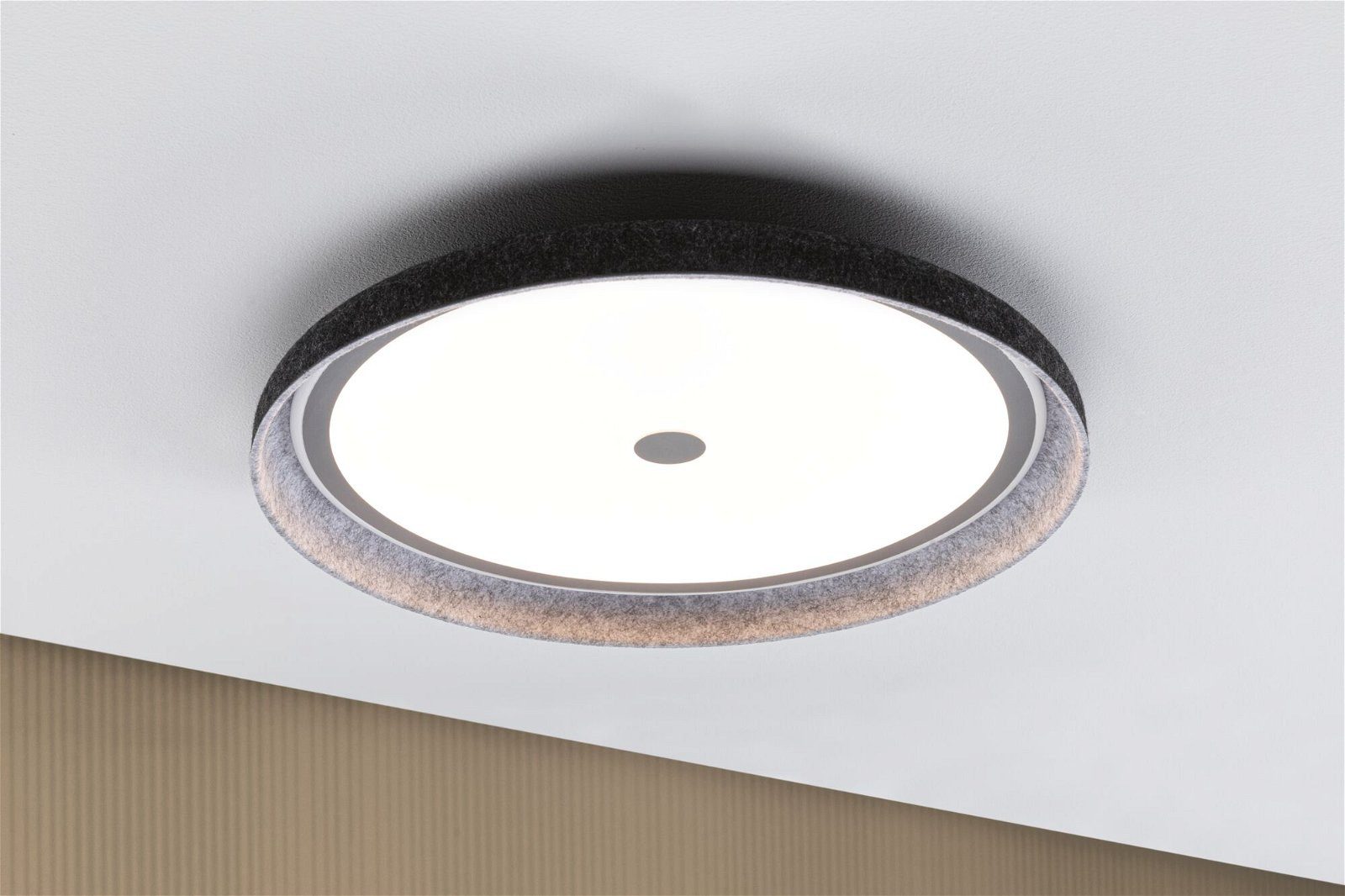 Paulmann Led-plafondlamp Zarina 3-Staps-dimbaar 2700K 3400lm 34W Antraciet (1 stuk)