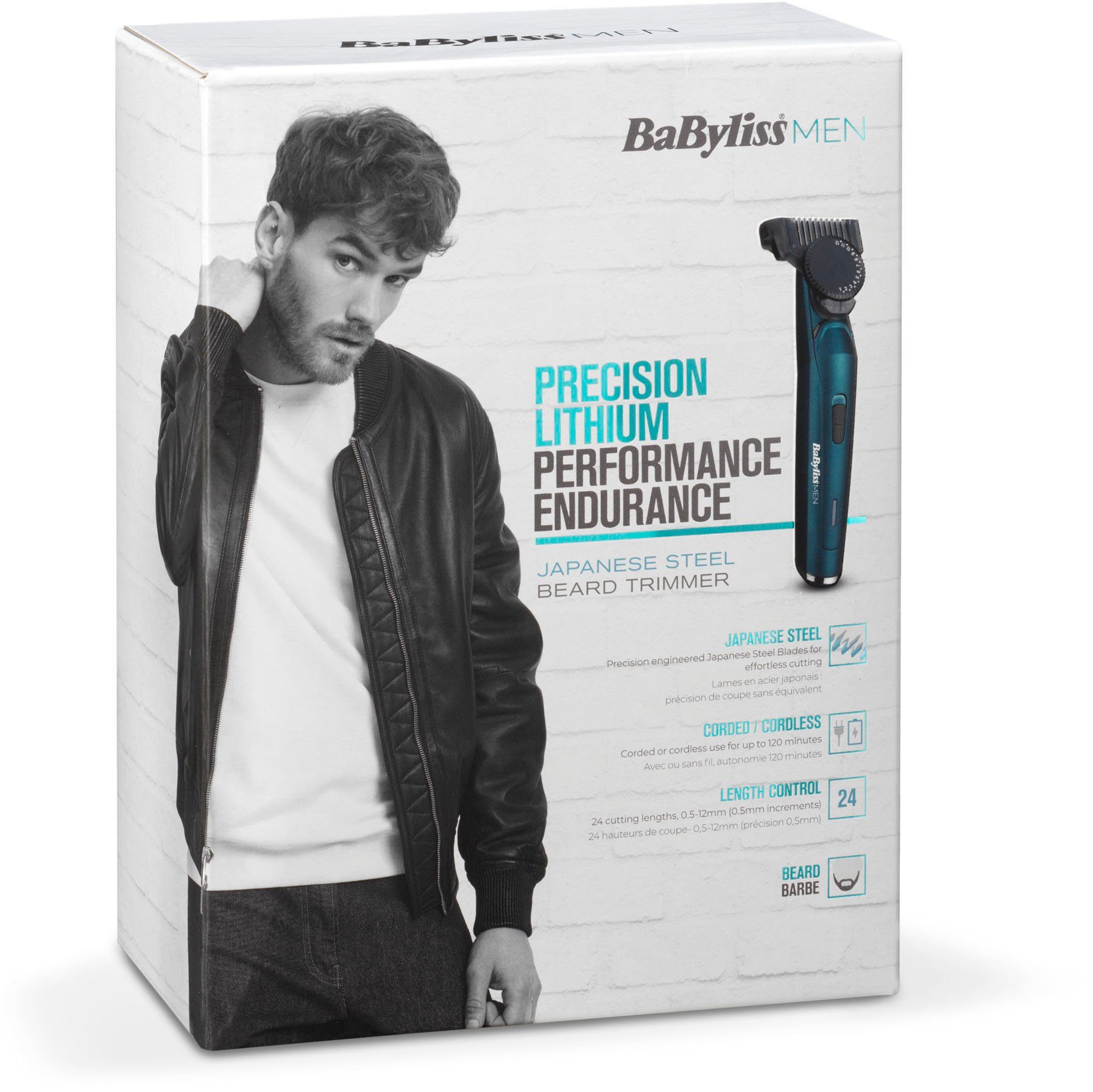 Babyliss Baardtrimmer T890E MEN Japanese Steel