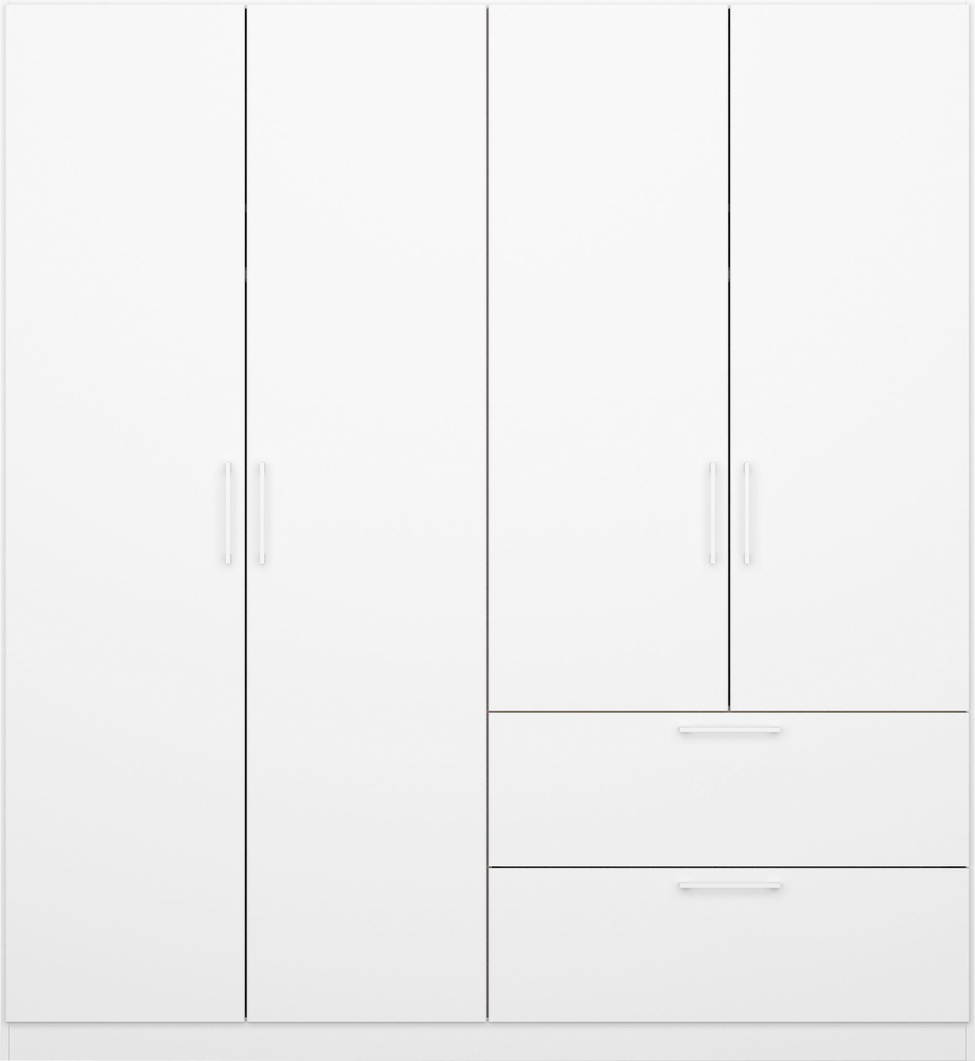 Slaapkamerserie Compleet slaapkamer Challenger (Set van 4 delen) Kast 2 breedtes, bed 3 breedtes, 2 nachttafels MADE IN GERMANY