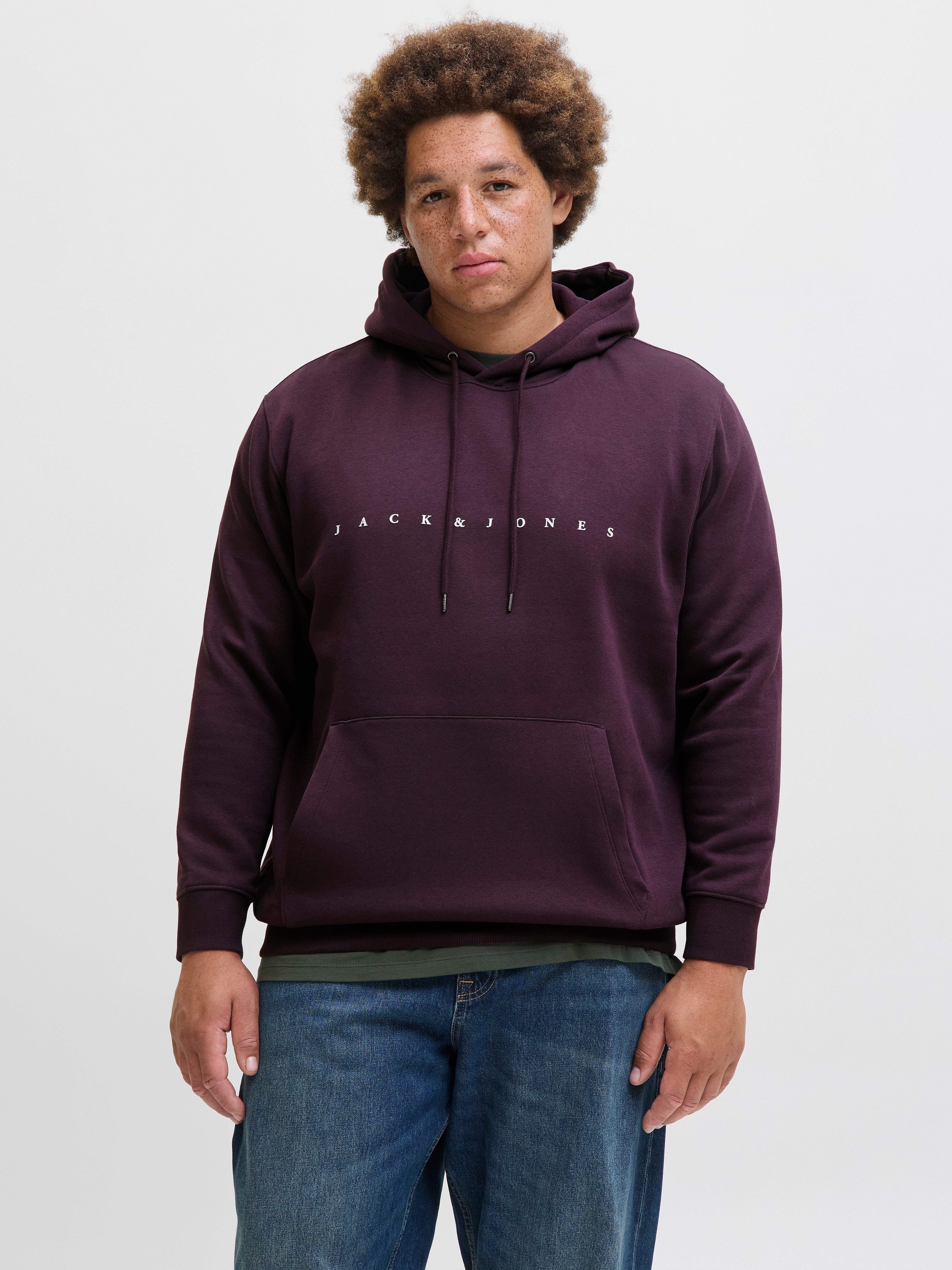 Jack & Jones PlusSize Hoodie JJESTAR JJ SWEAT HOOD NOOS PLS
