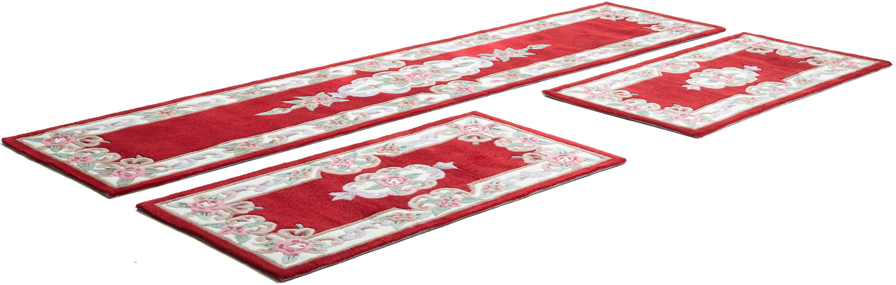THEKO Set slaapkamerkleedjes Ming Slaapkamerkleed, loperset, uitstekend acrylgaren, gebloemd design