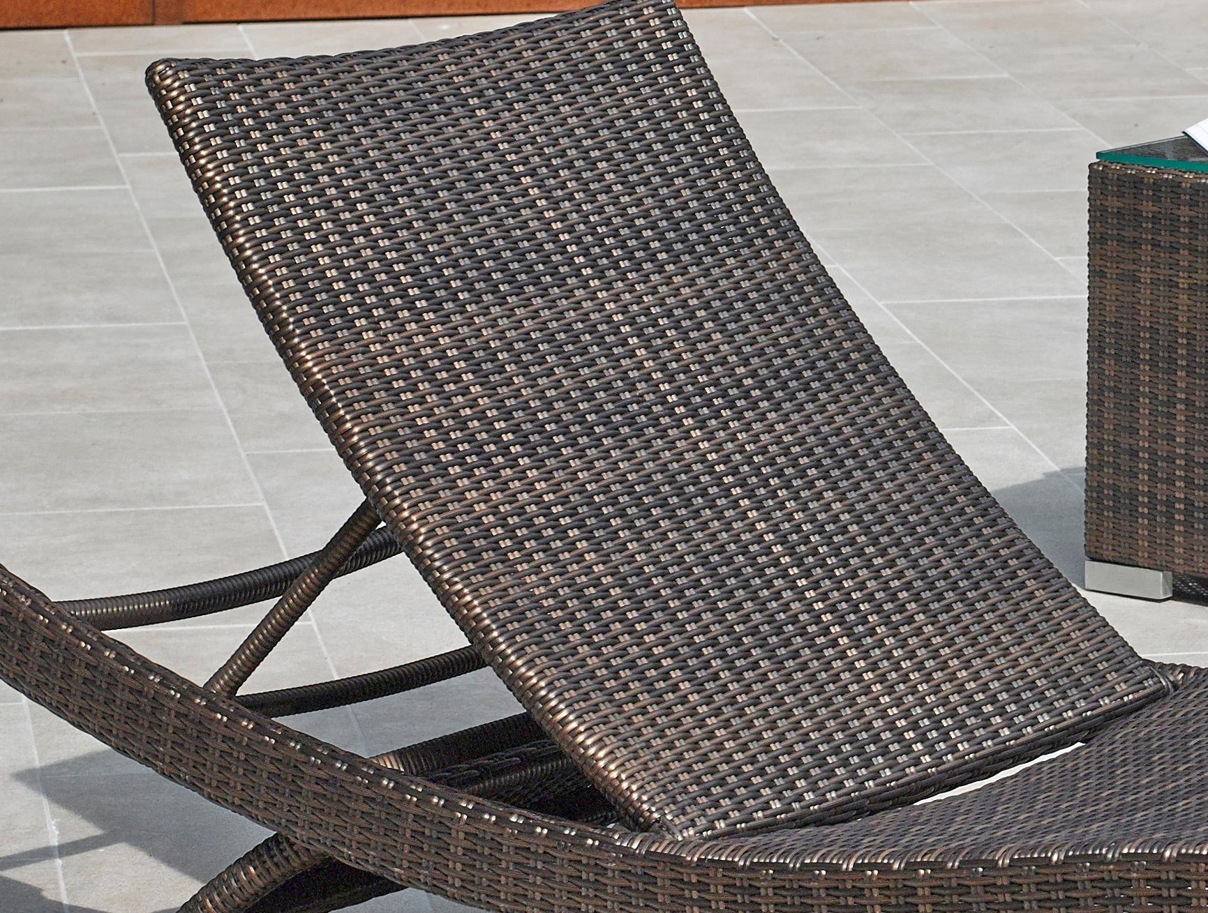 Destiny Ligstoel WAVE Aluminium, polyrattan, zonder kussen