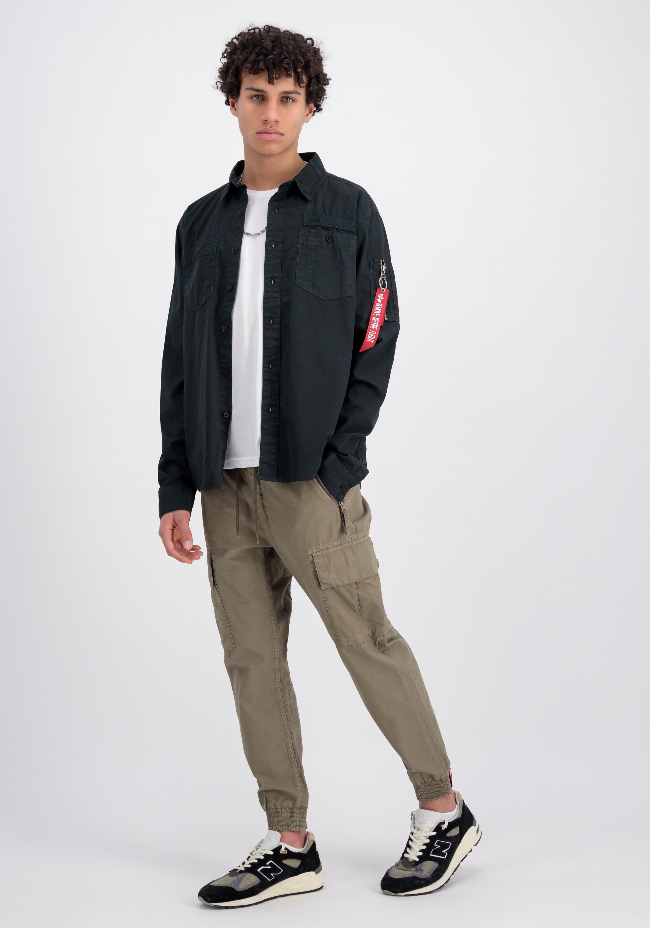 Alpha Industries Oversized shirt Alpha Industries Men - Shirts Air Force EMB Shirt