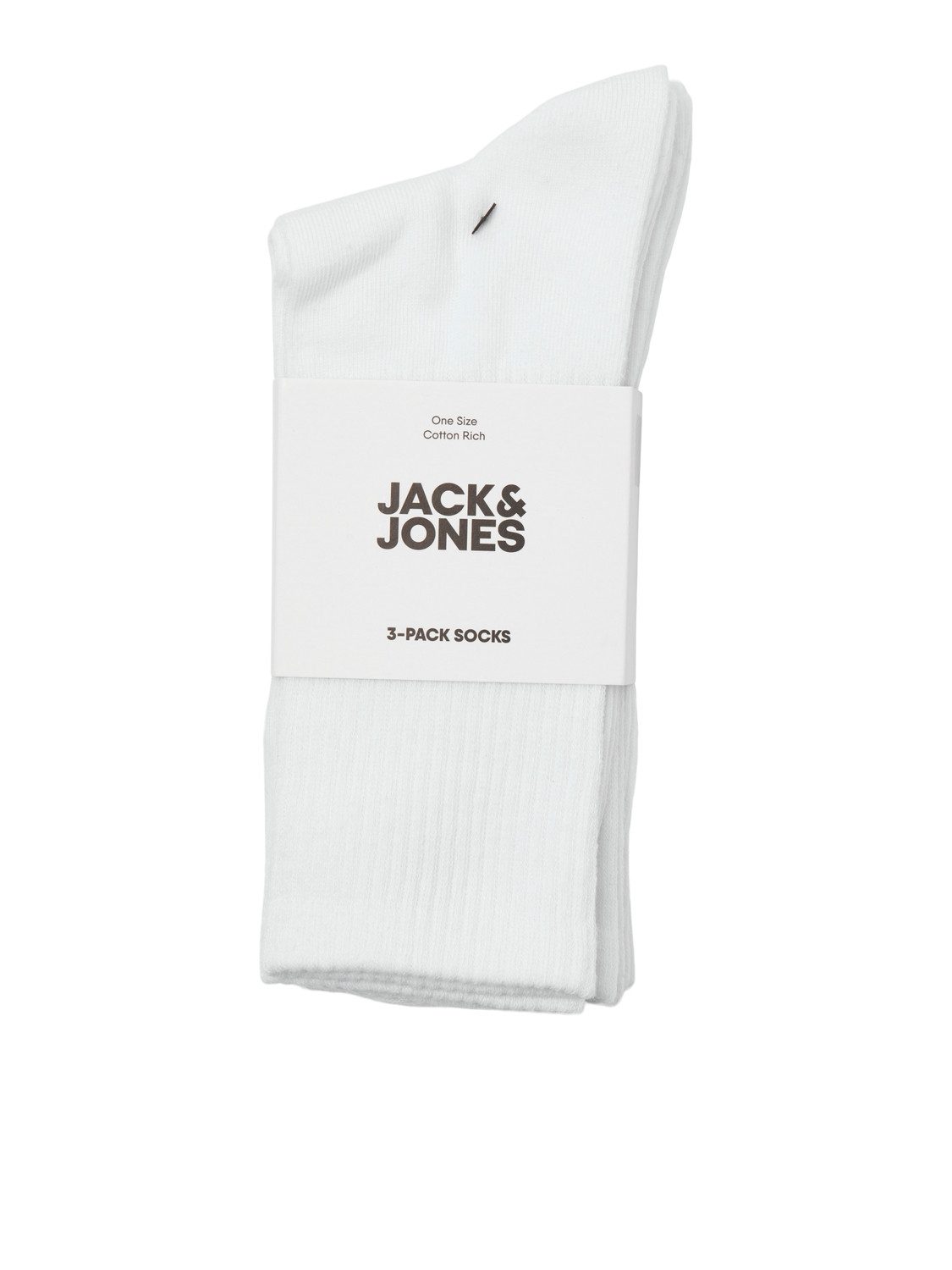 Jack & Jones Vrijetijdssokken JACCHARLES TENNIS SOCK 3 PACK NOOS (set, 3 paar)