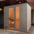 weka sauna lars trend 3 7,5 kw bio-combikachel met externe bediening beige