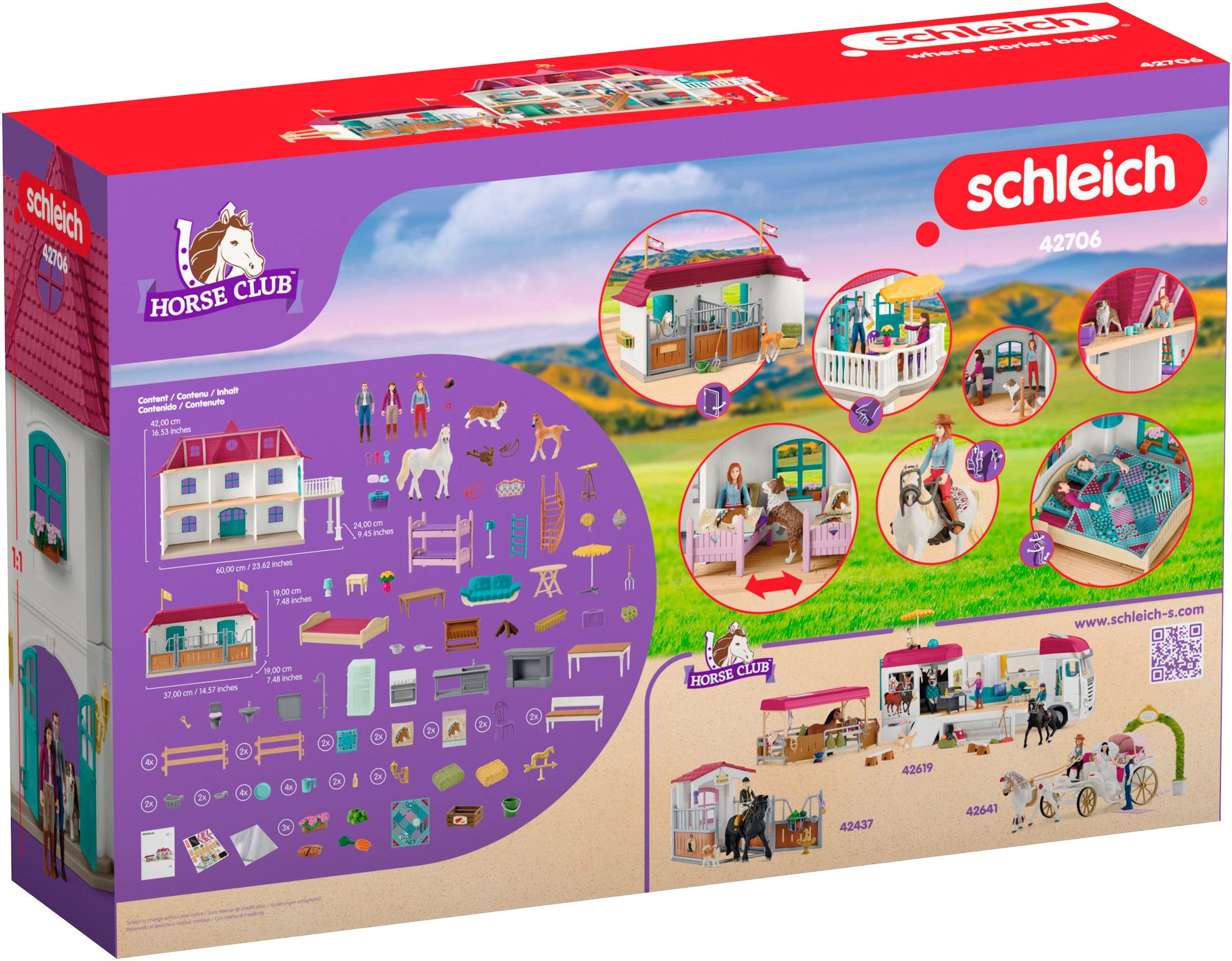 Schleich® Speelwereld HORSE CLUB, Lakeside Country House and Stable (42706)