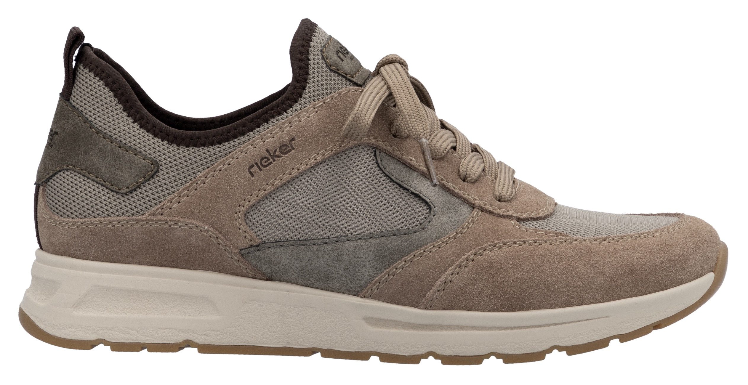 Rieker Slip-on sneakers , instapschoen, lage schoen, vrijetijdssneaker met vetelement
