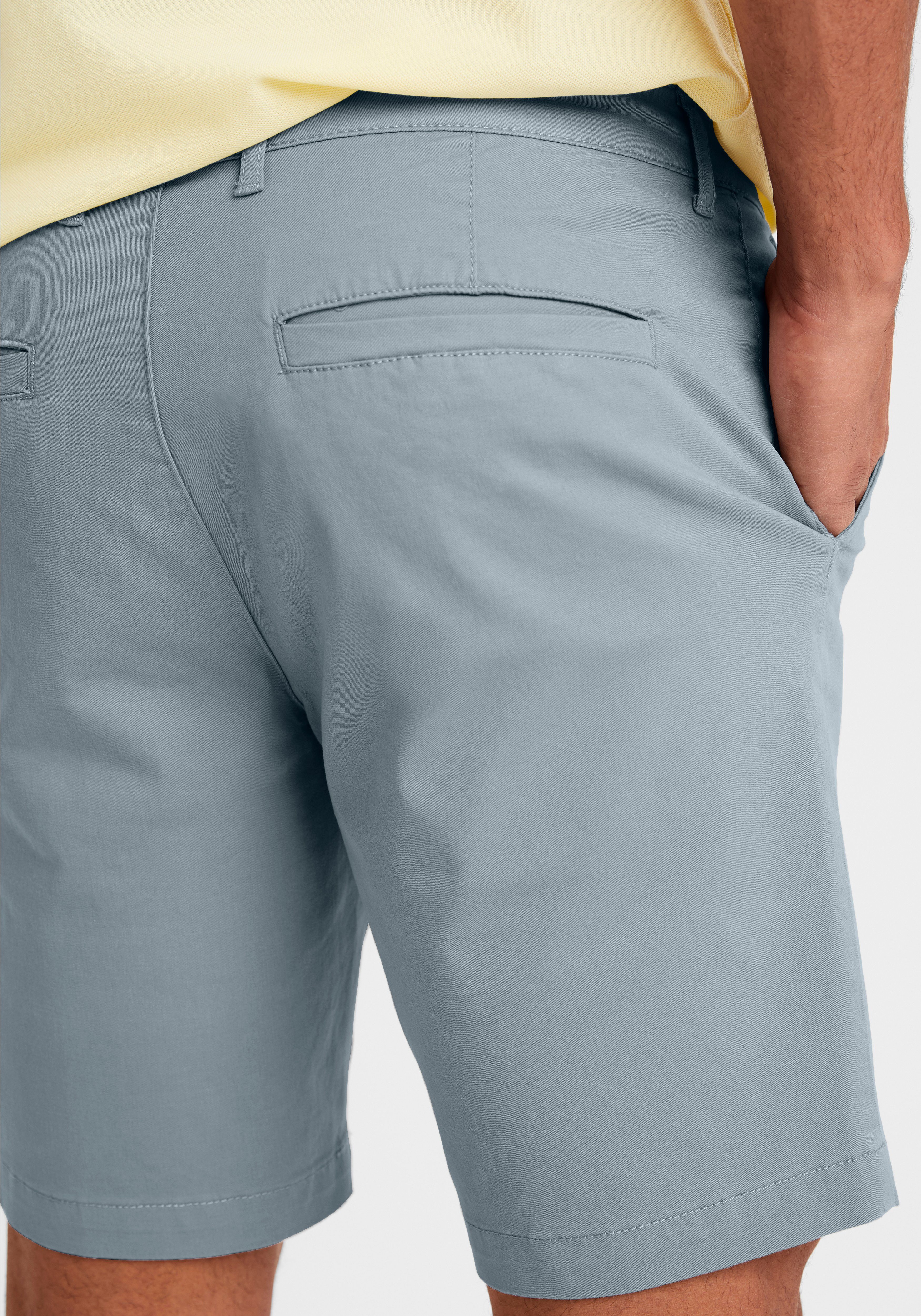 H.I.S Chino-short Regular fit Shorts van elastische katoenkwaliteit