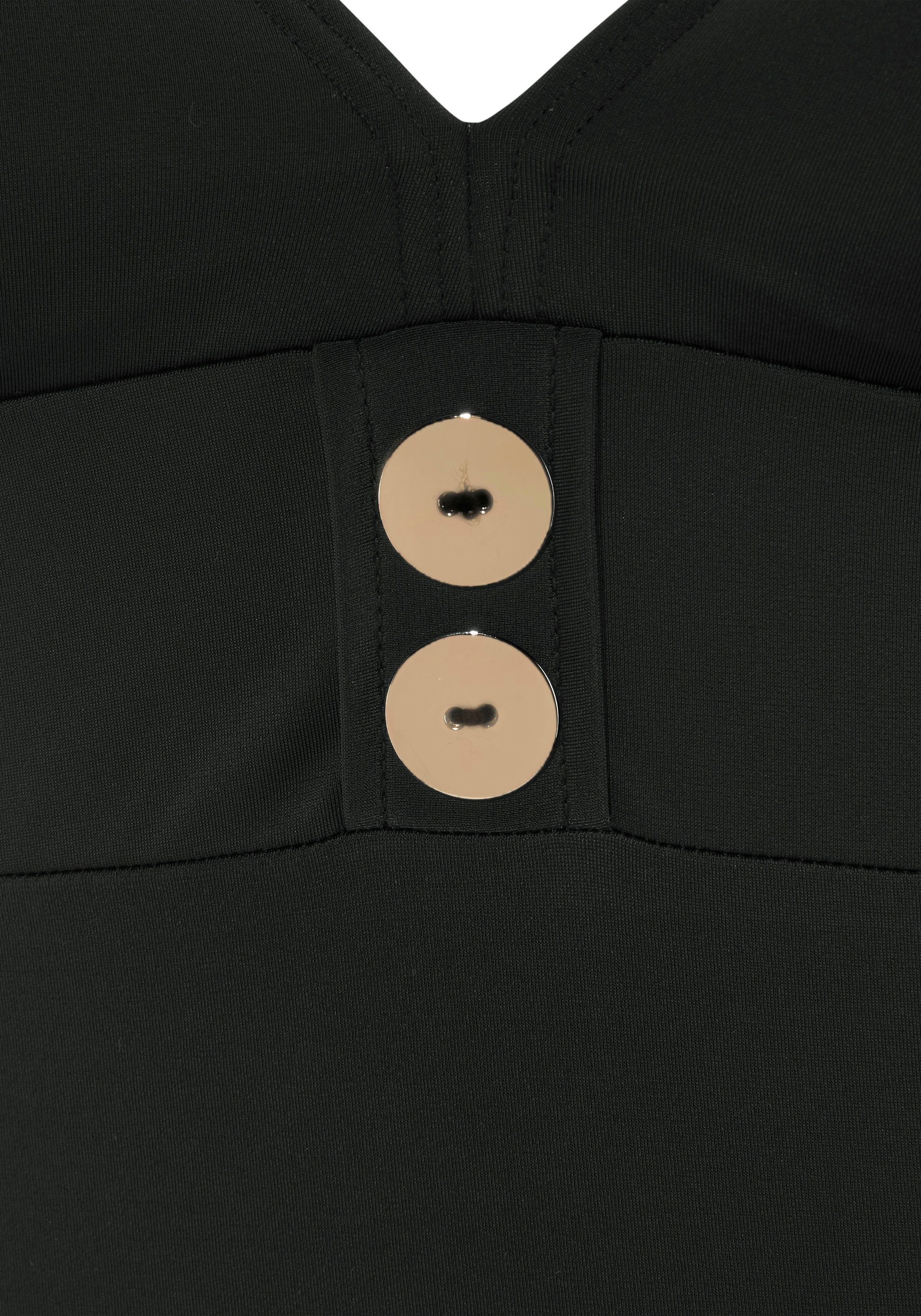 Vivance Badpak met goudkleurige sierknopen