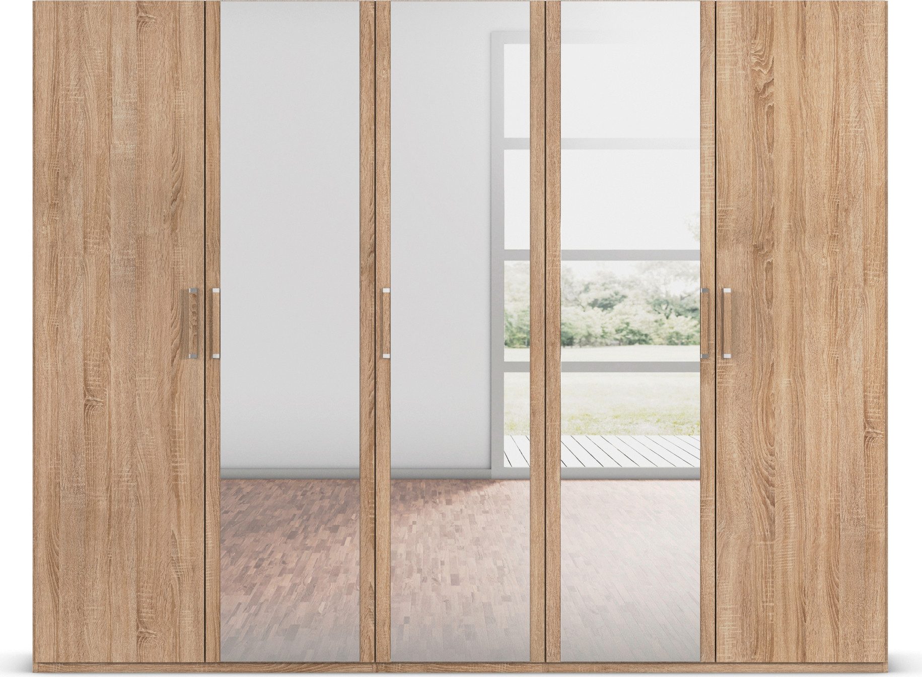 rauch Draaideurkast Kledingkast Kast Garderobe Slaapkamerkast EVELYN in elegante stijl, veel opbergruimte 3 breedtes en 2 hoogtes made in germany