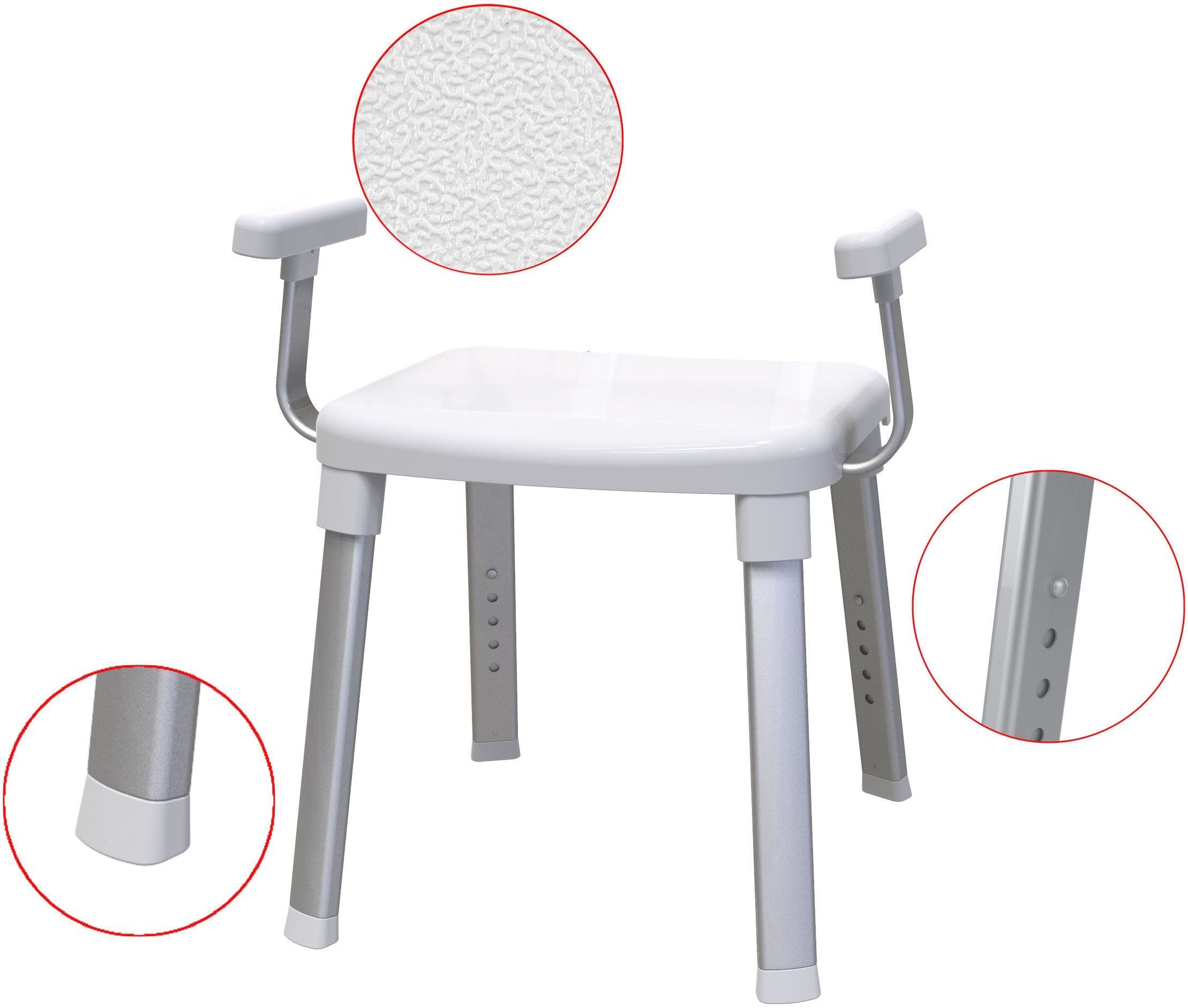 Bischof Douchekruk antislip standaard, tüv-/gs-gecontroleerd