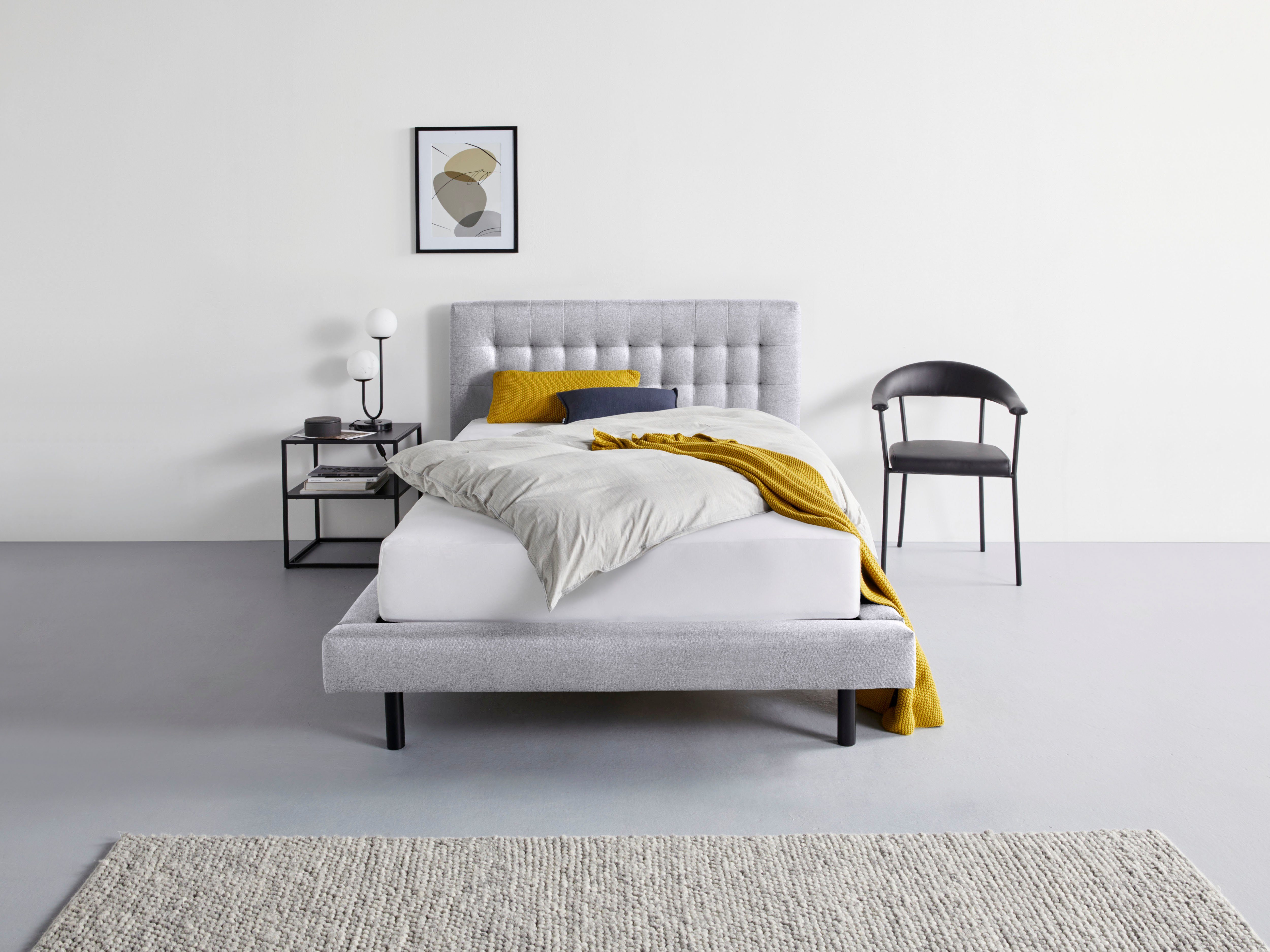 andas Gestoffeerd bed Tobjörn Met breed futonframe