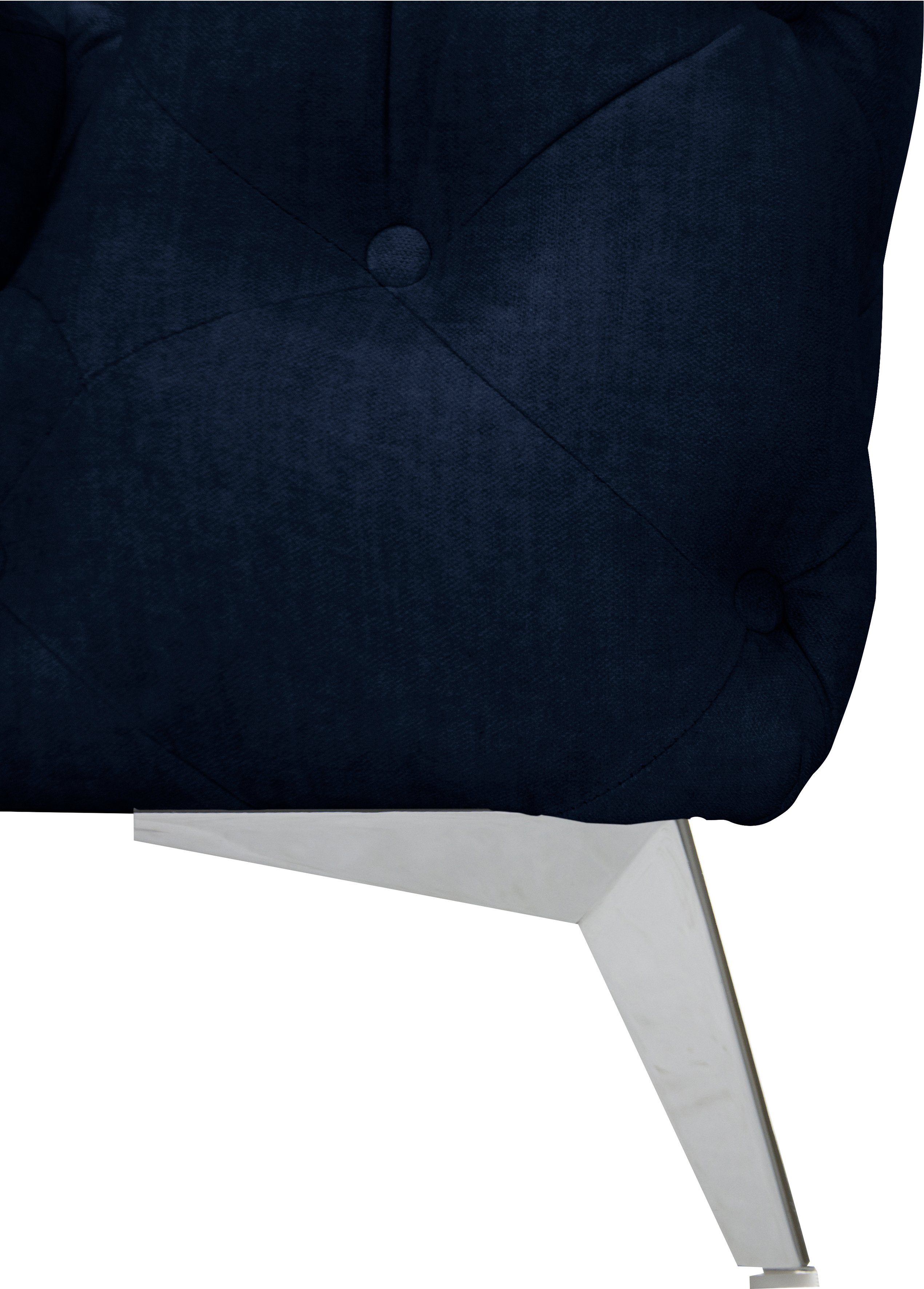 Leonique Chesterfield-fauteuil Glynis Fauteuil luxueuze capitonnage, moderne chesterfield look, kleur van de poten ter keuze